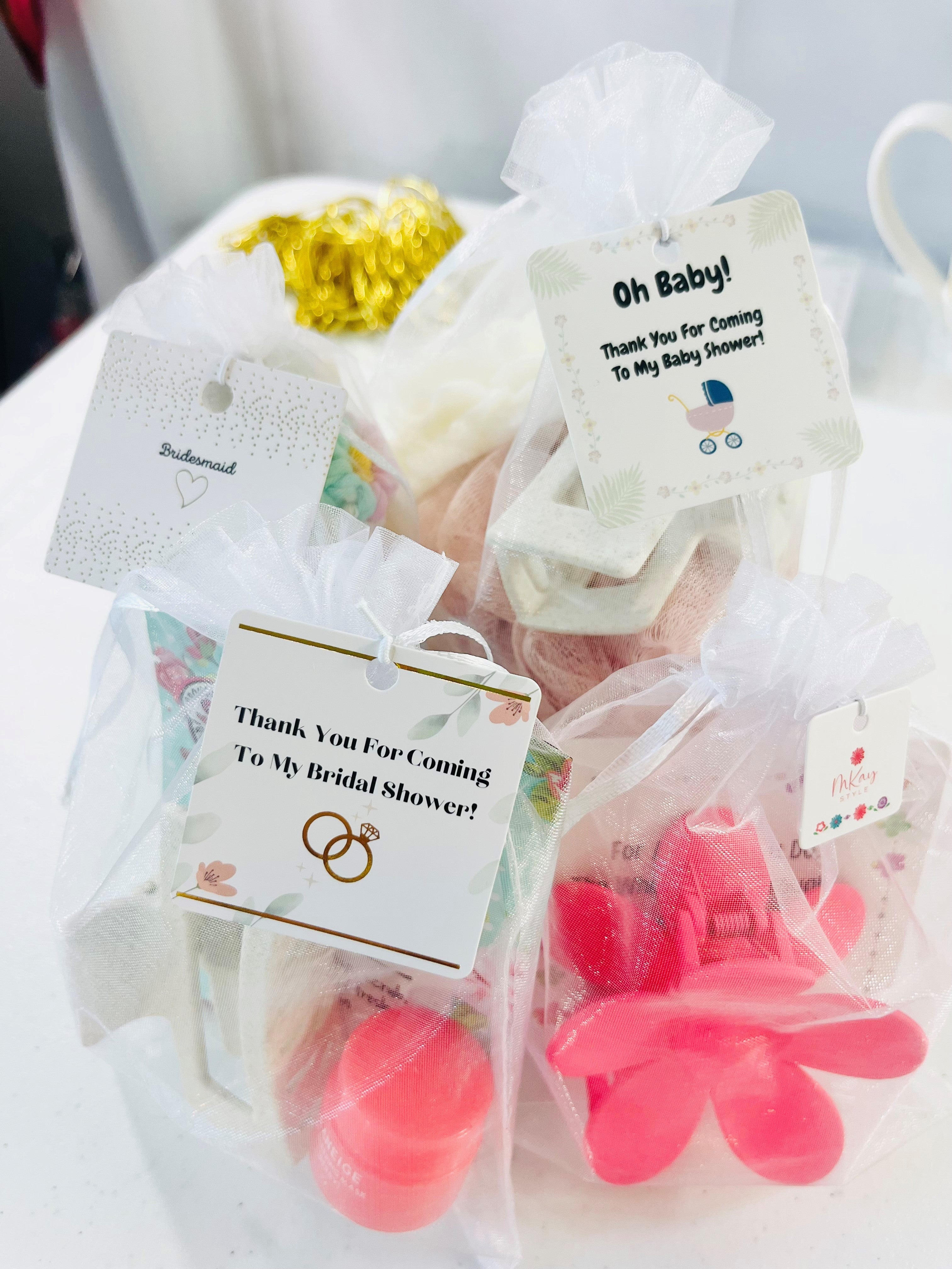 Gift Tags and Gift Cards for gift boxes, party favors, and shower gifts.
