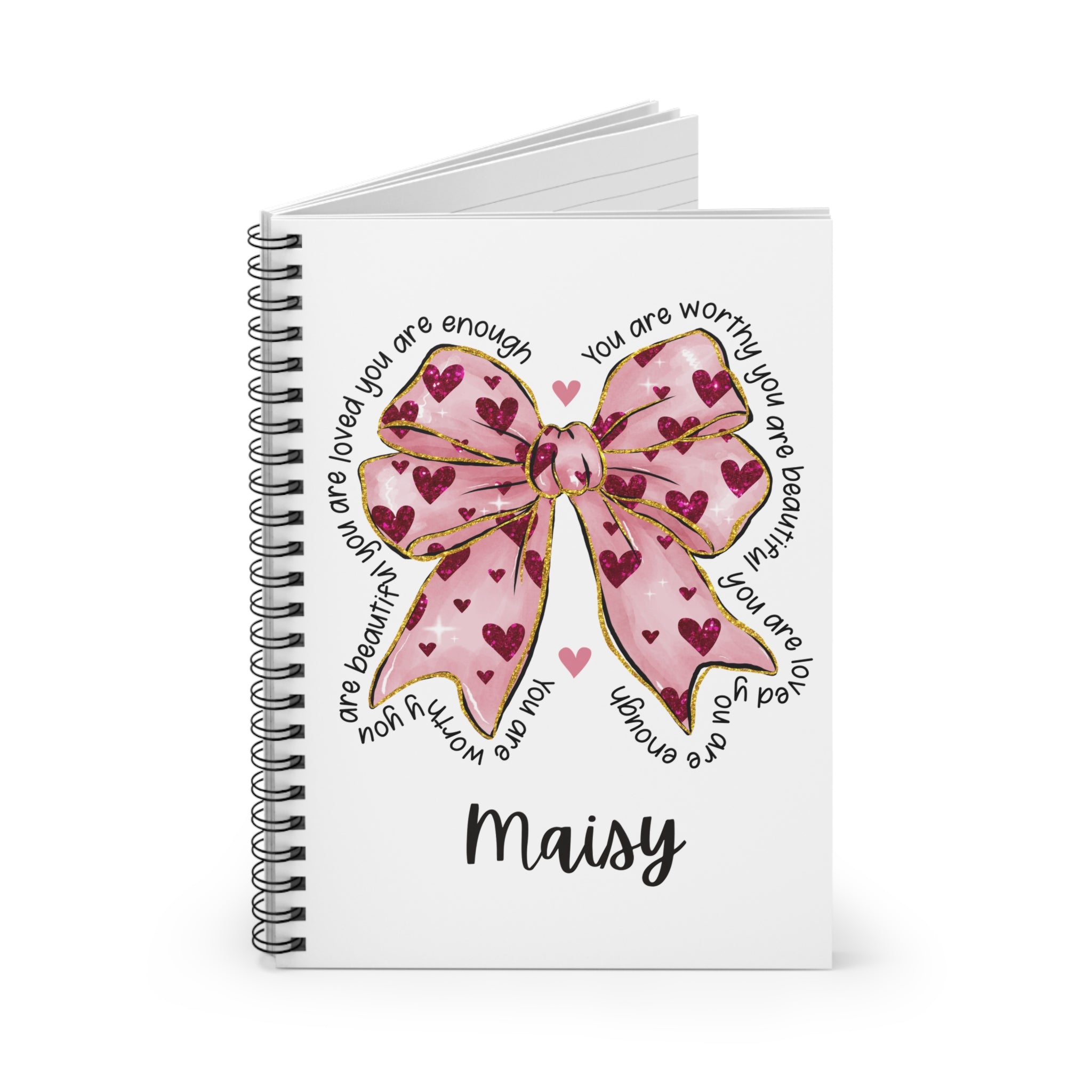 Personalized You Are Enough Notebook