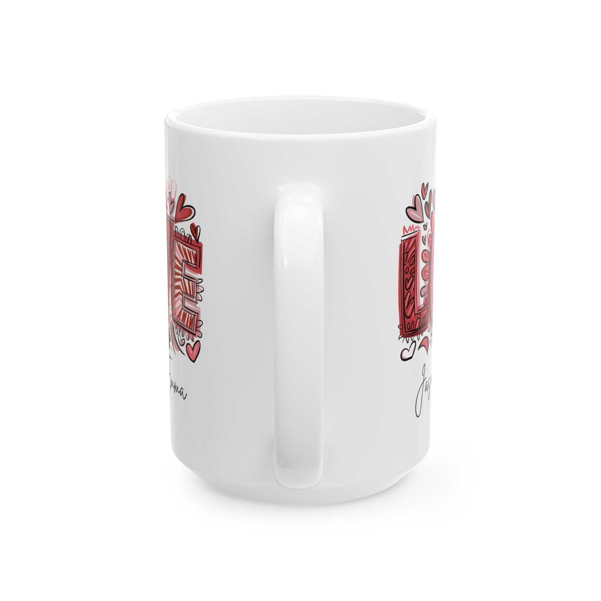 Personalized Retro Love Mug Custom Name Love Mug Coffee Custom Love Coffee Cup Cute Valentines Day Gift For Wife Valentines Gift Girlfriend