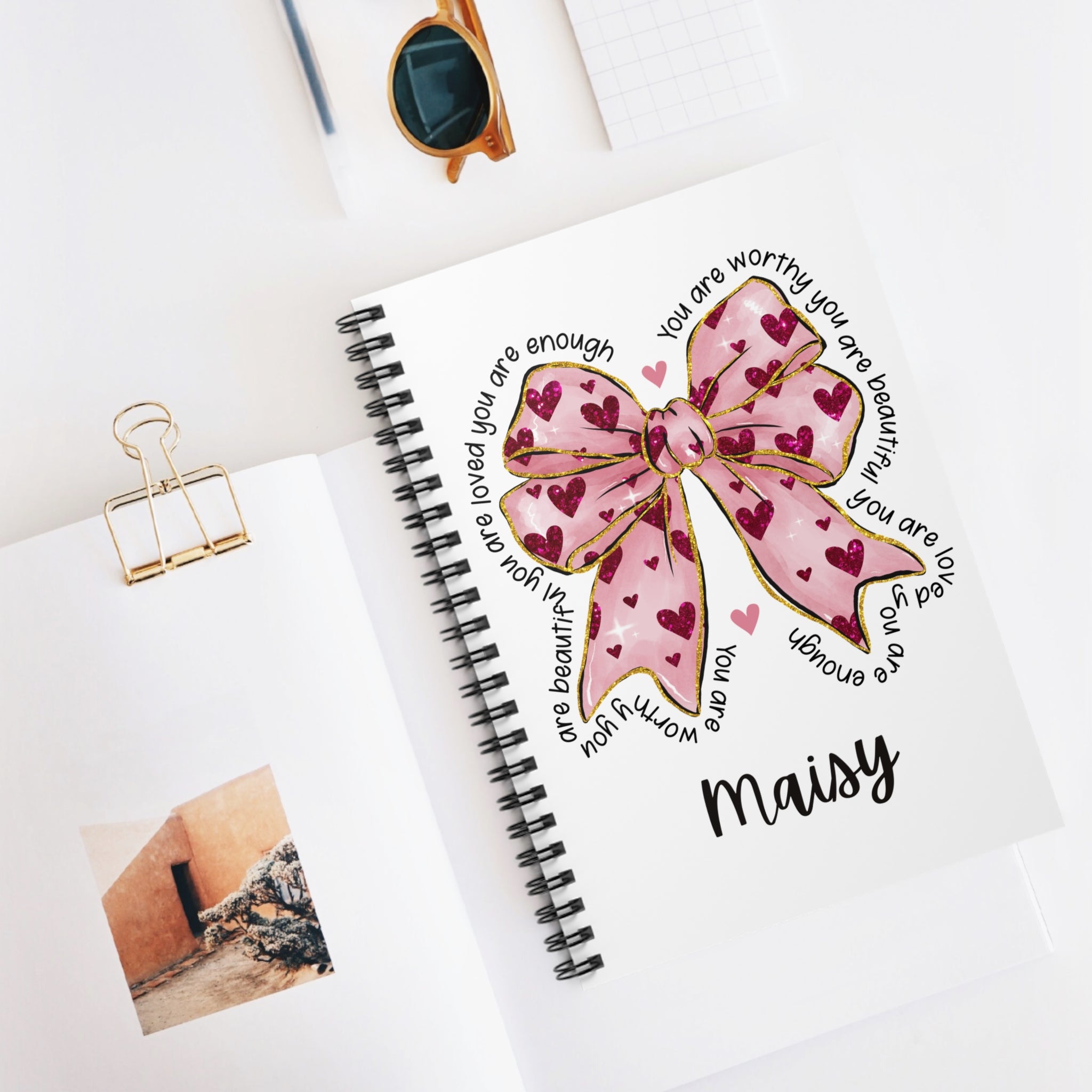 Personalized You Are Enough Notebook