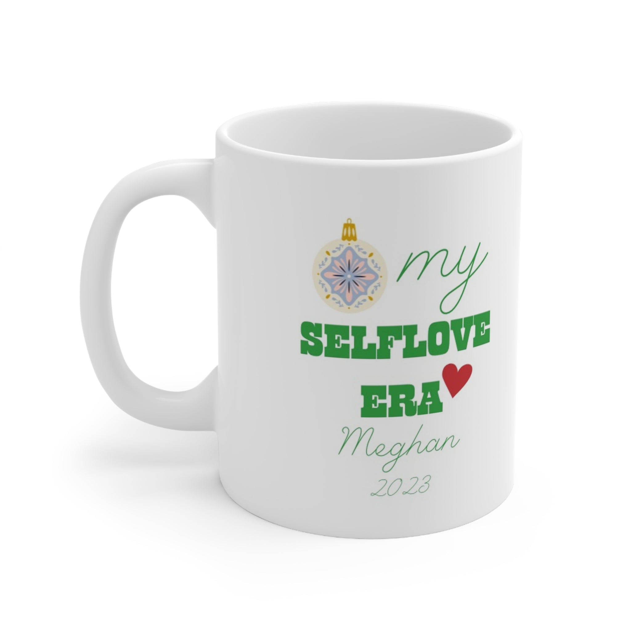 Self-Love Era Christmas Mug- Personalization Available