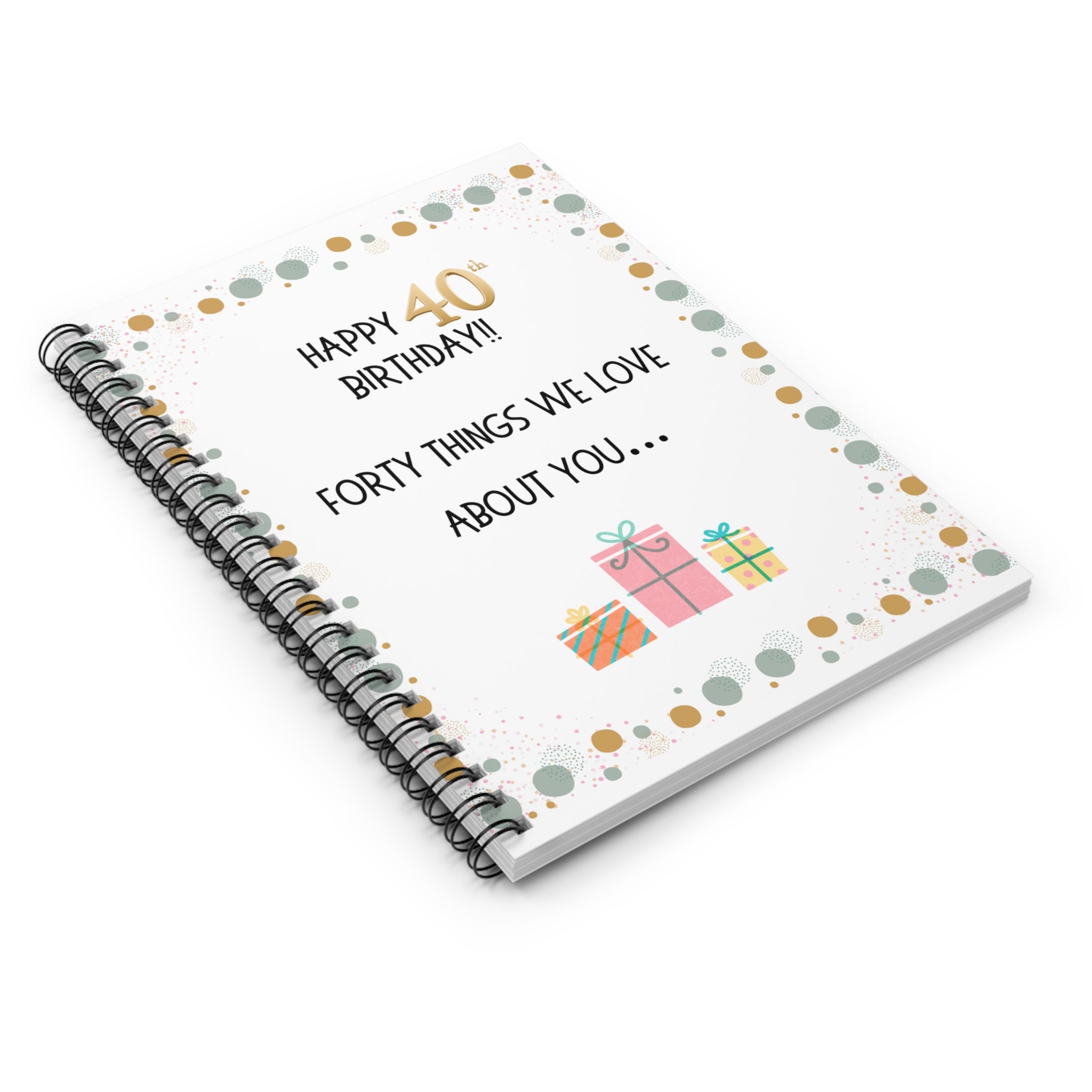 Personalized Happy Birthday Notebook