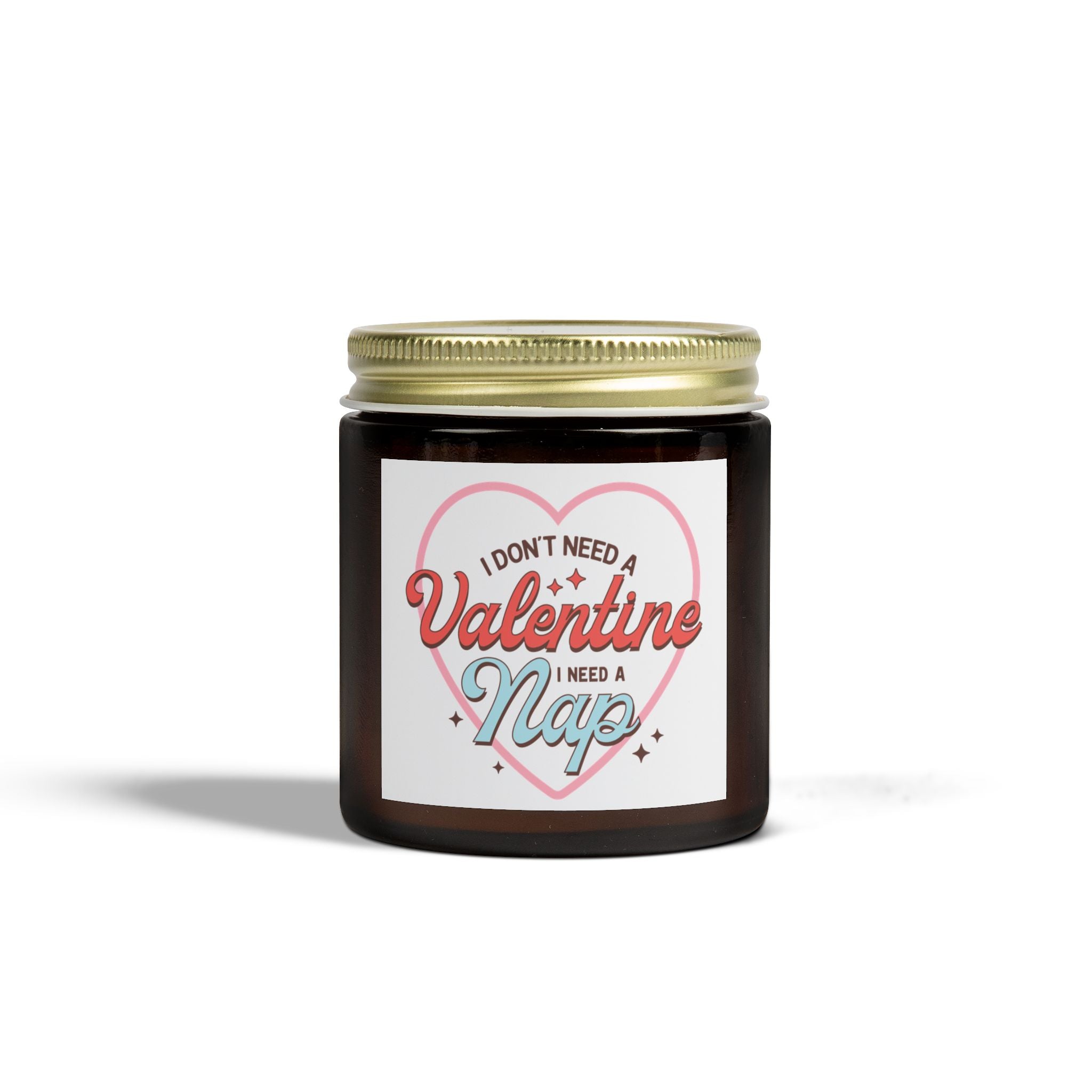Funny Retro Anti Valentines Day Scented Candle