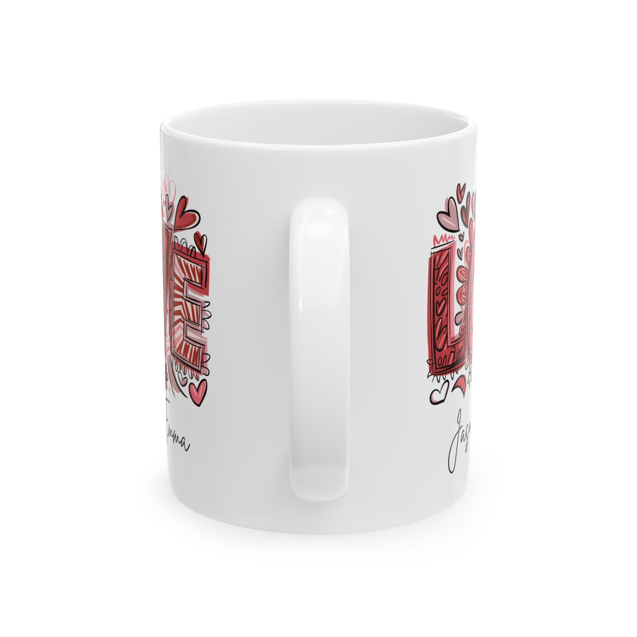 Personalized Retro Love Mug Custom Name Love Mug Coffee Custom Love Coffee Cup Cute Valentines Day Gift For Wife Valentines Gift Girlfriend