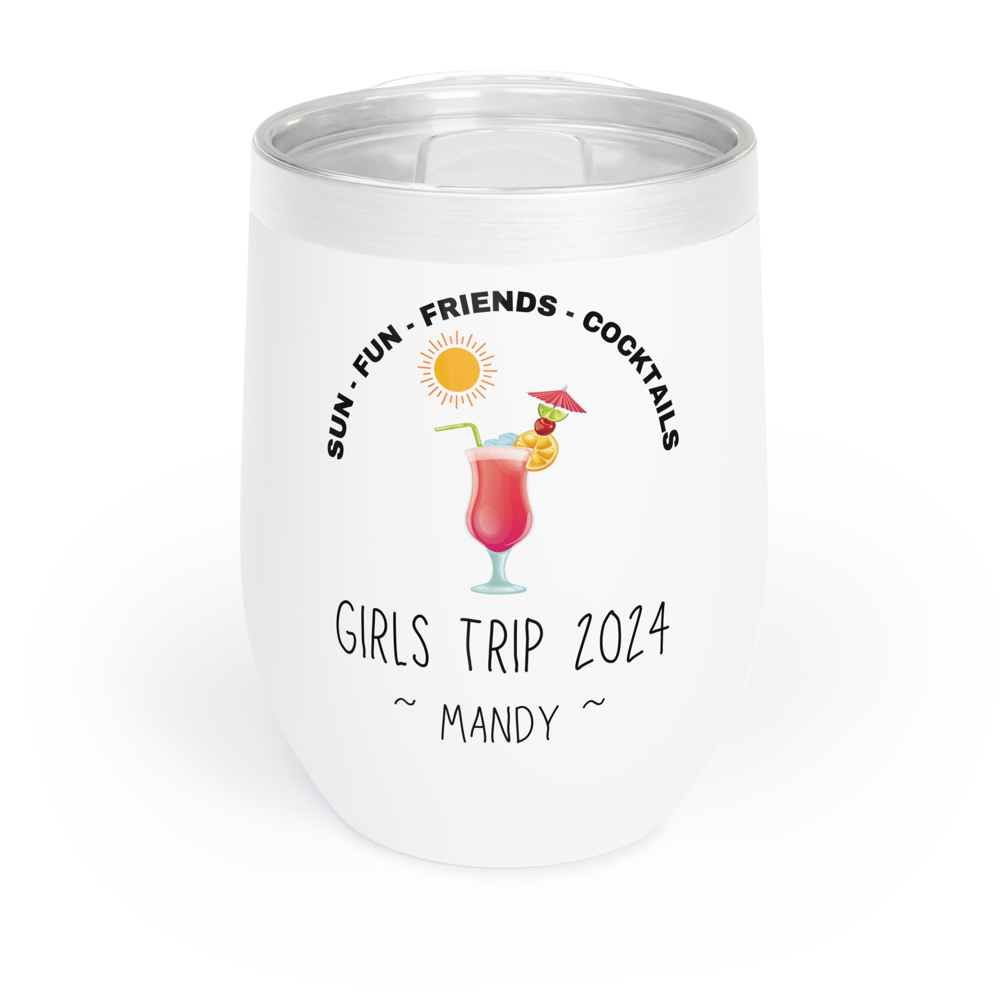 Personalized Girls Trip Tumbler