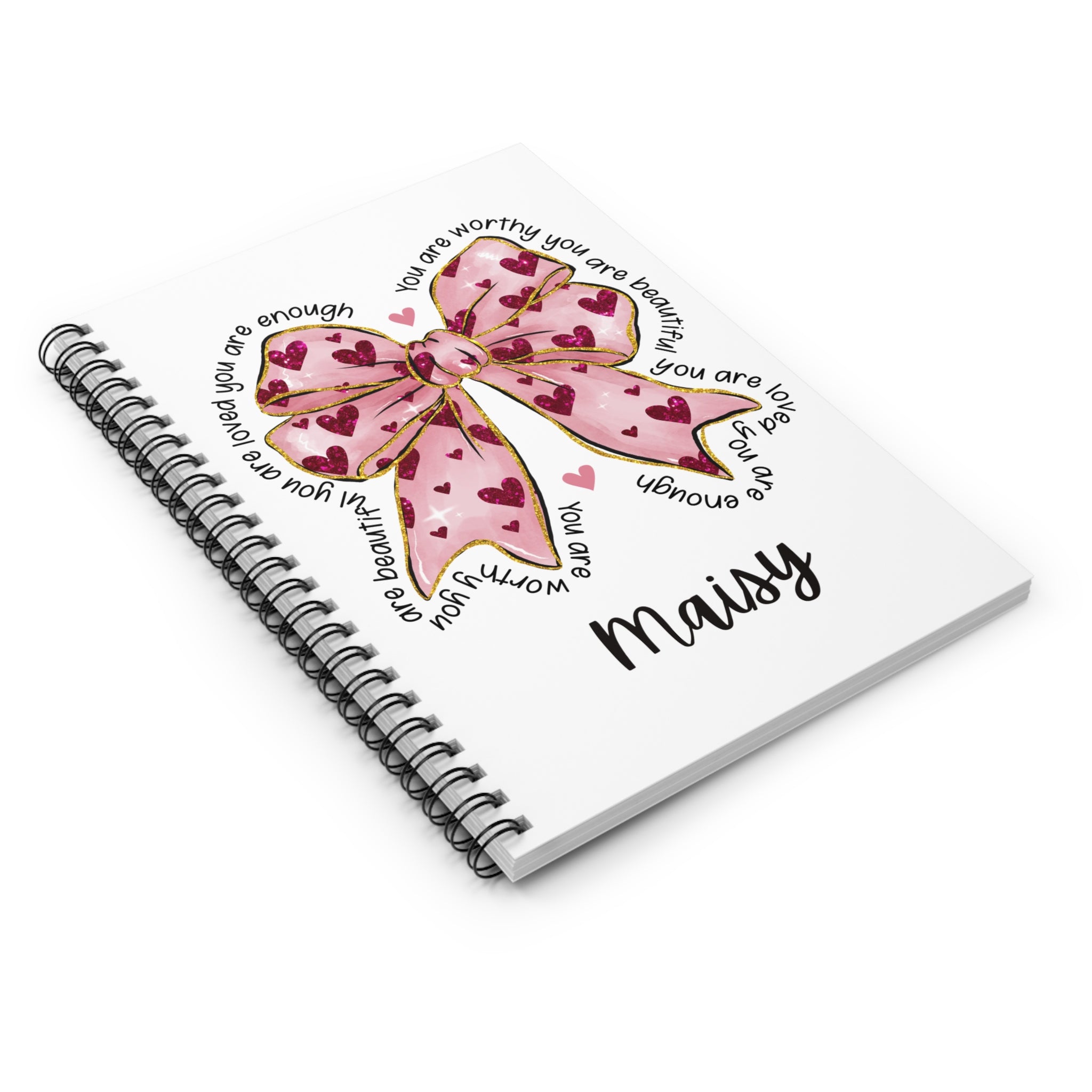 Personalized You Are Enough Notebook