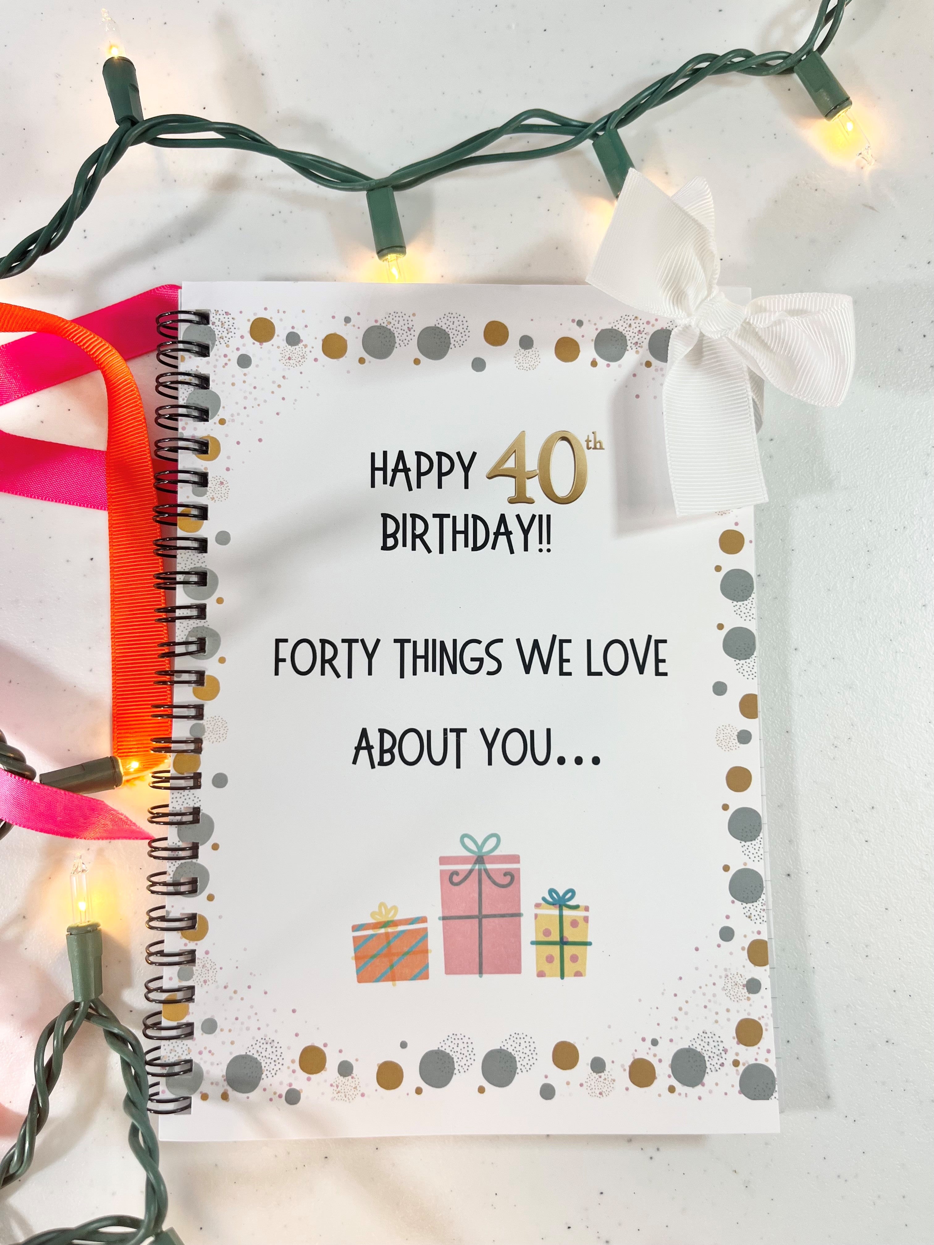 Personalized Happy Birthday Notebook