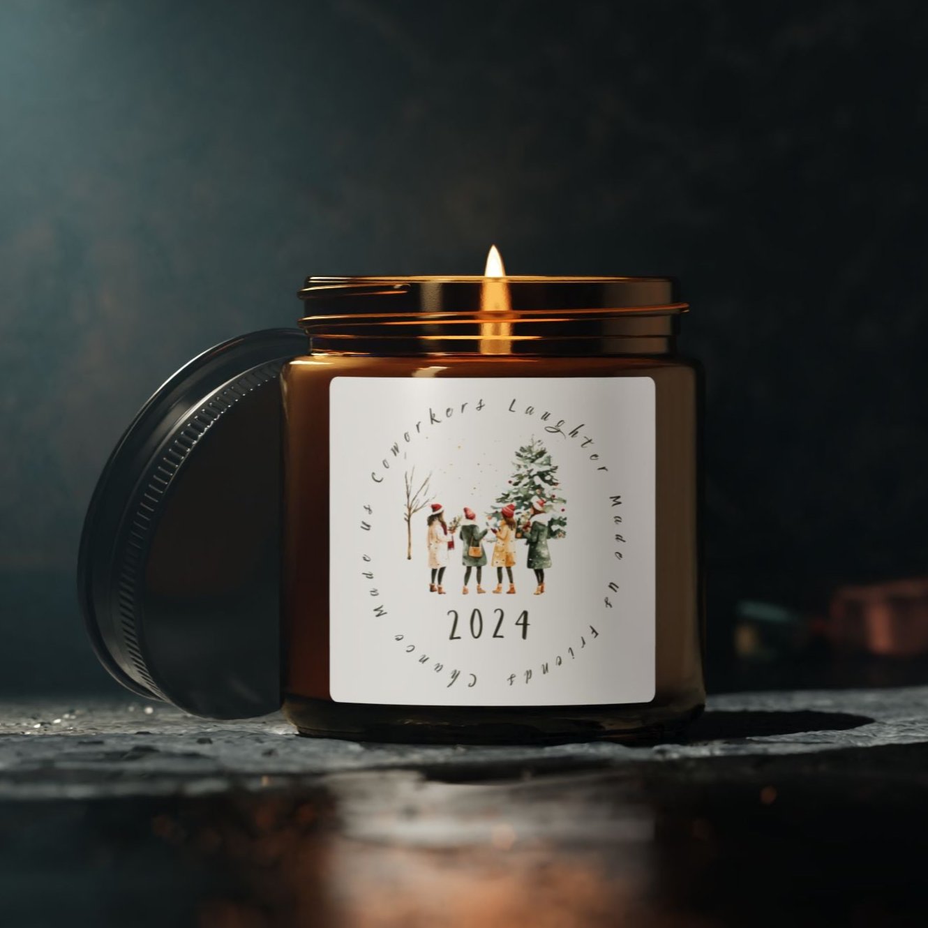Personalized Coworker Candle Gift