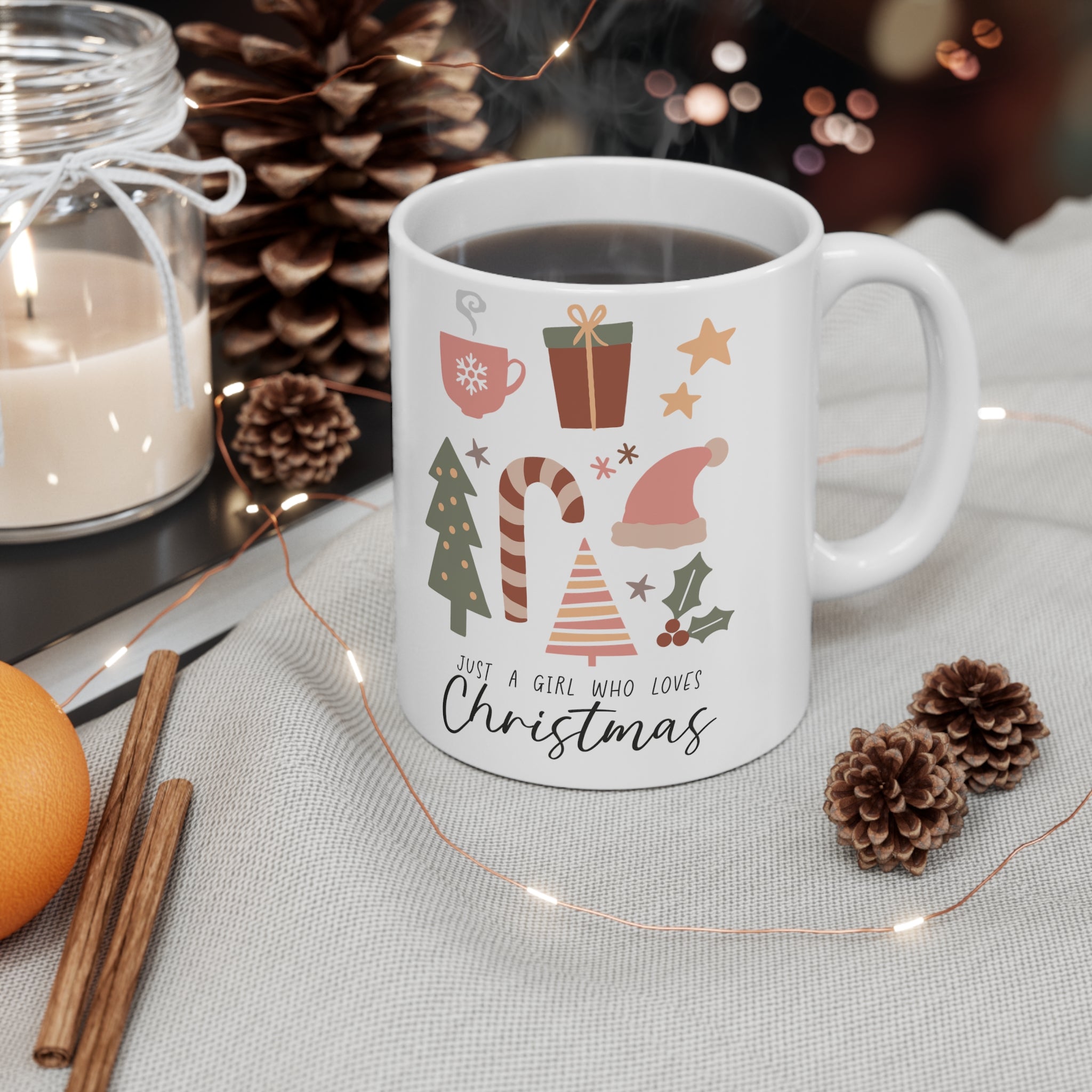 Teen Who Loves Christmas Coffee Mug