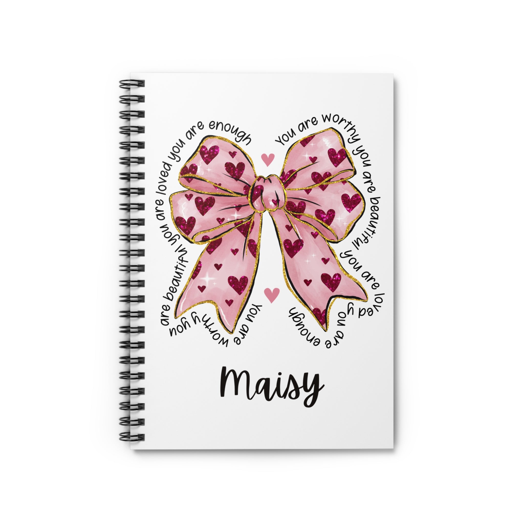 Personalized You Are Enough Notebook