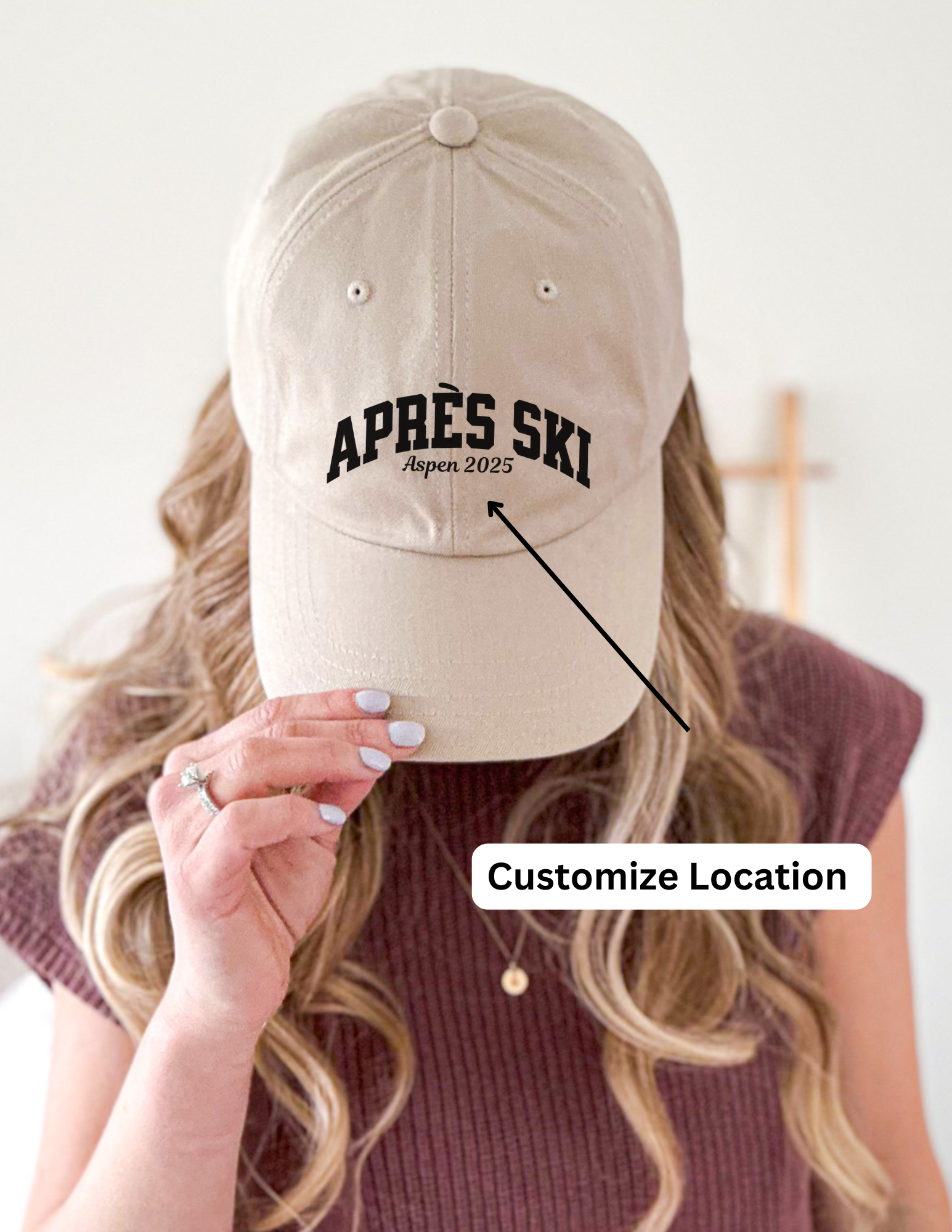 Custom Ski Trip Hat