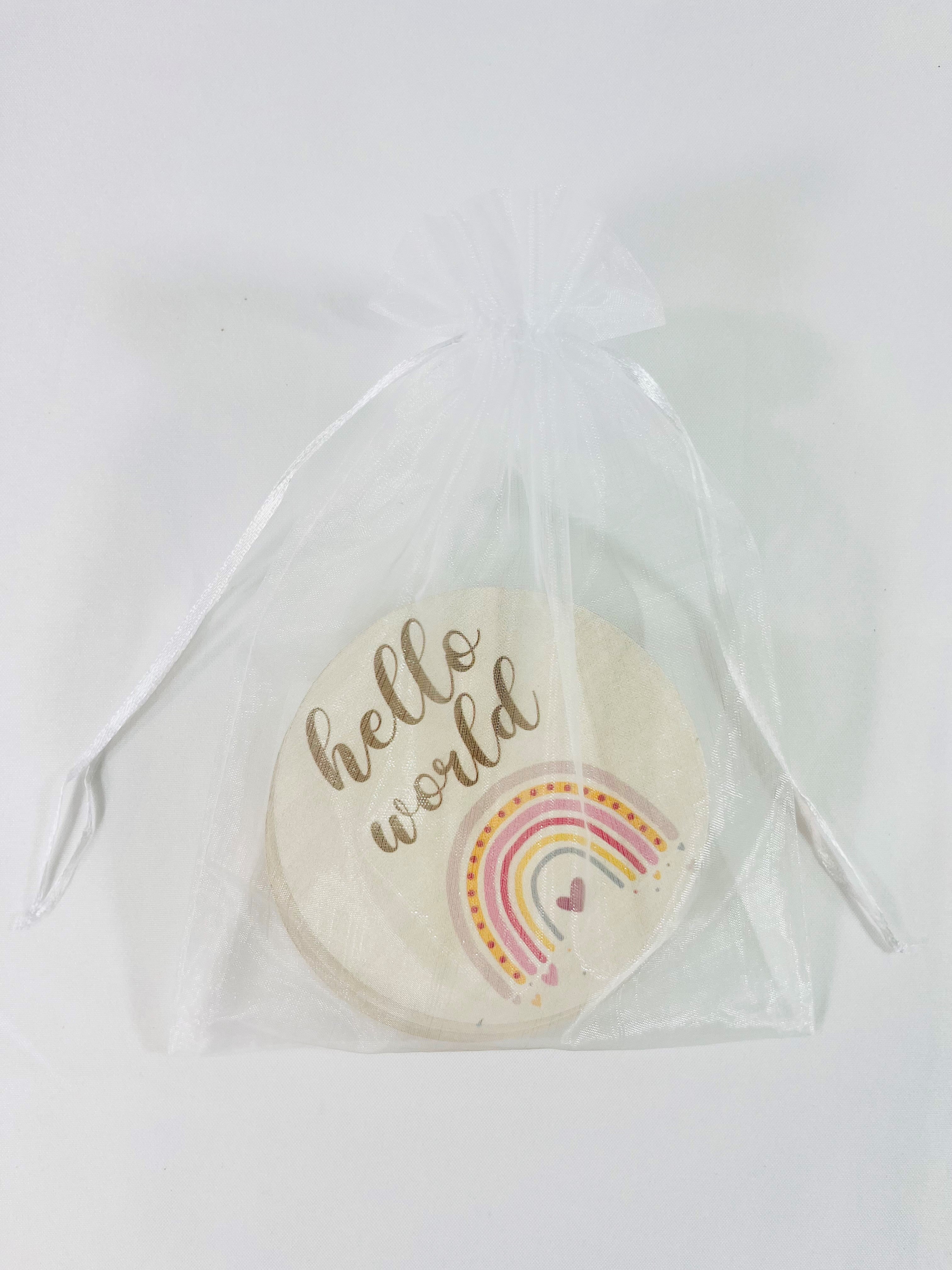 Baby Milestone Cards Rainbow