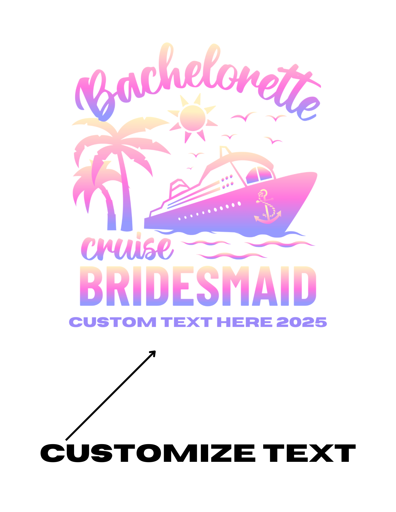 Personalized Cruise Bachelorette Shirt