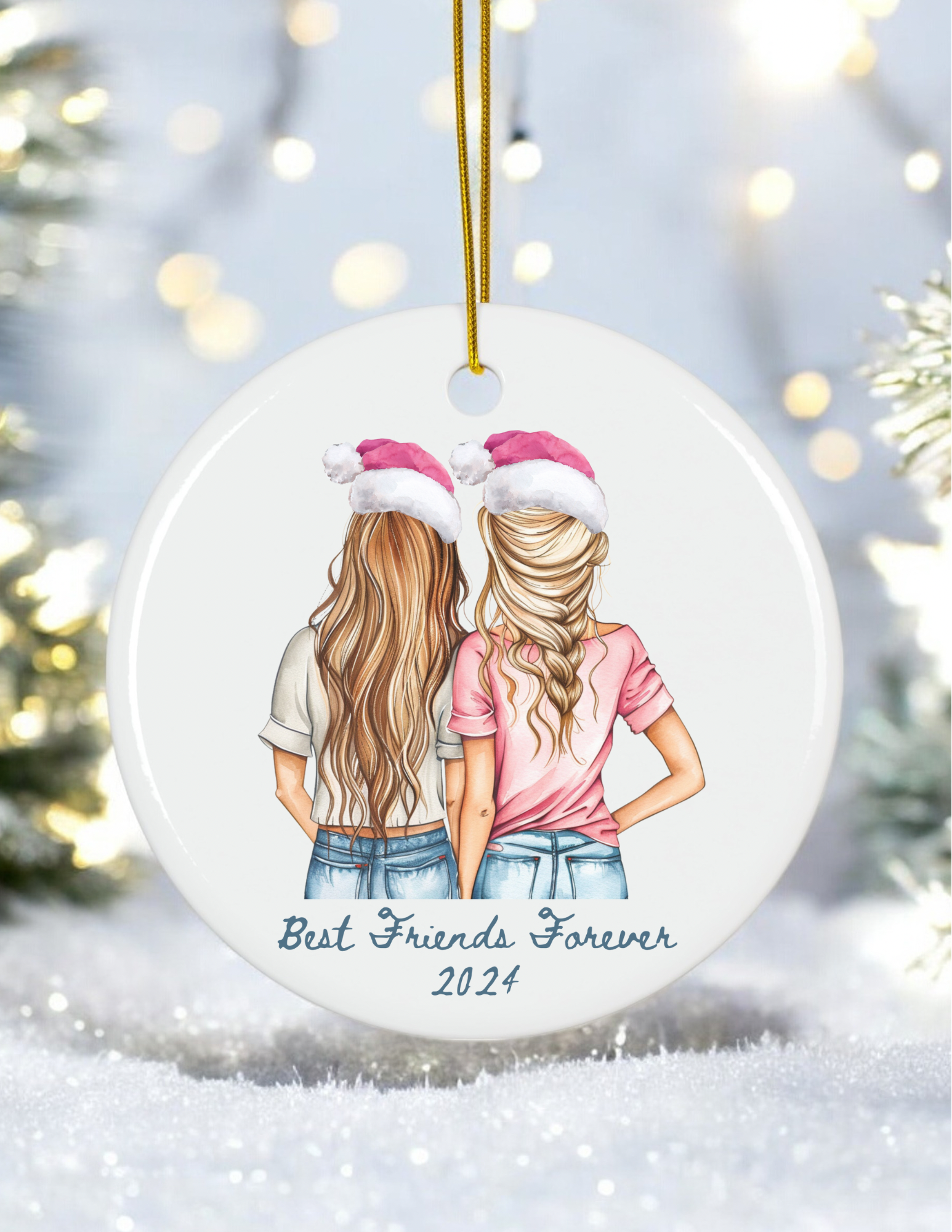 Personalized Best Friends Forever Ornament