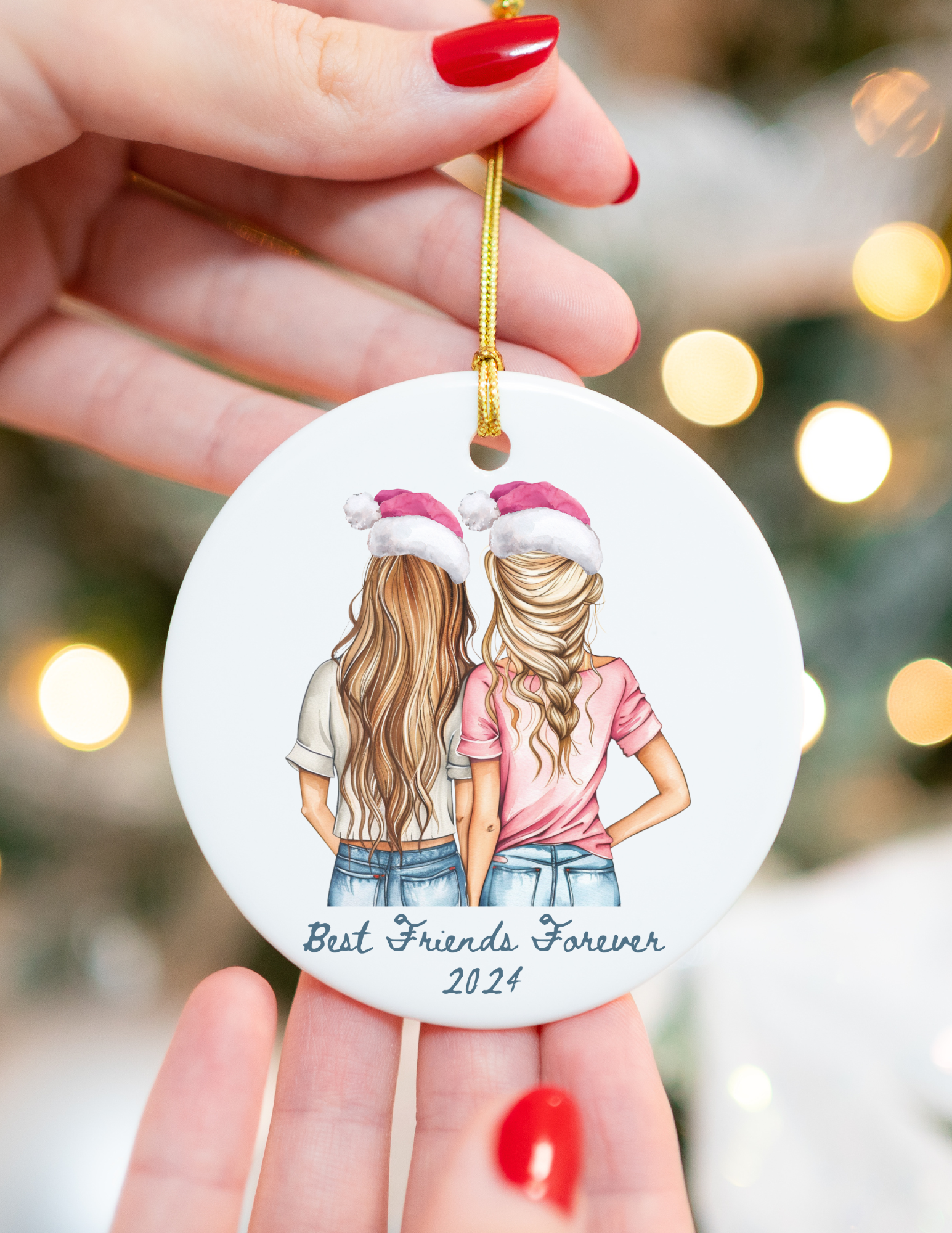 Personalized Best Friends Forever Ornament