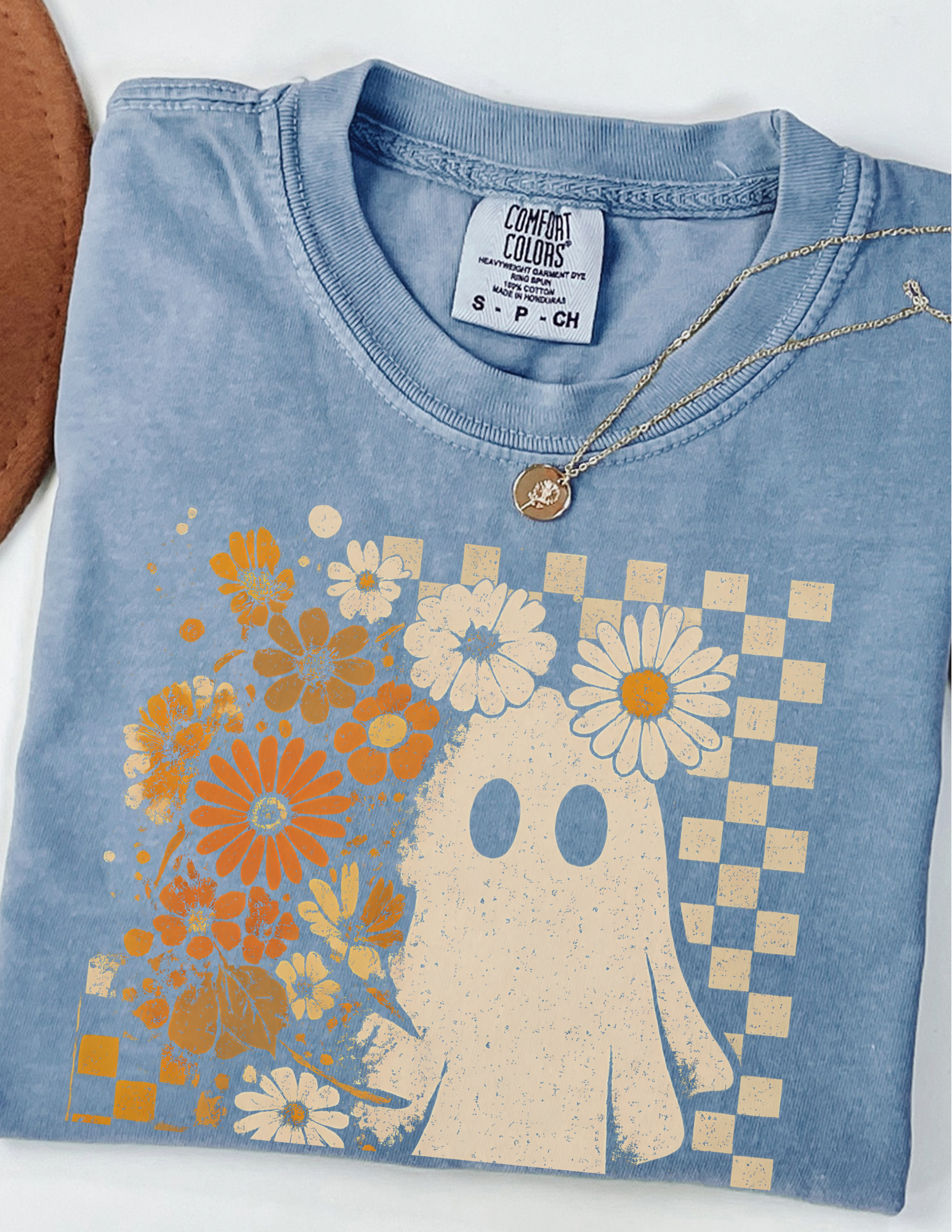 Boho Floral Ghost Shirt