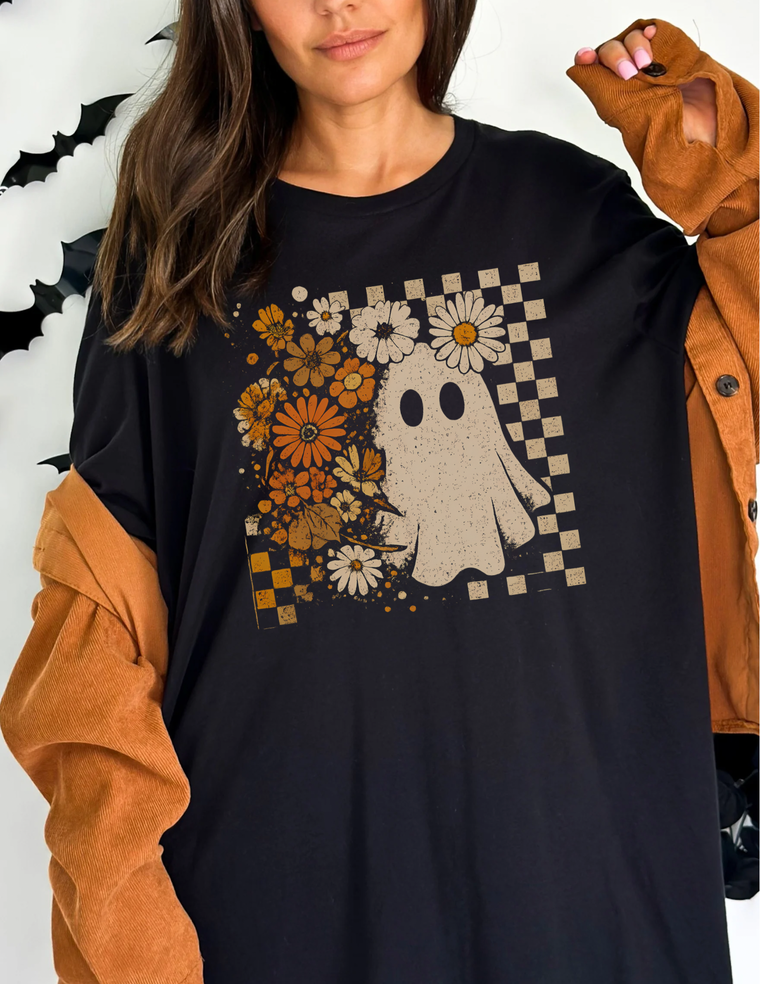 Boho Floral Ghost Shirt