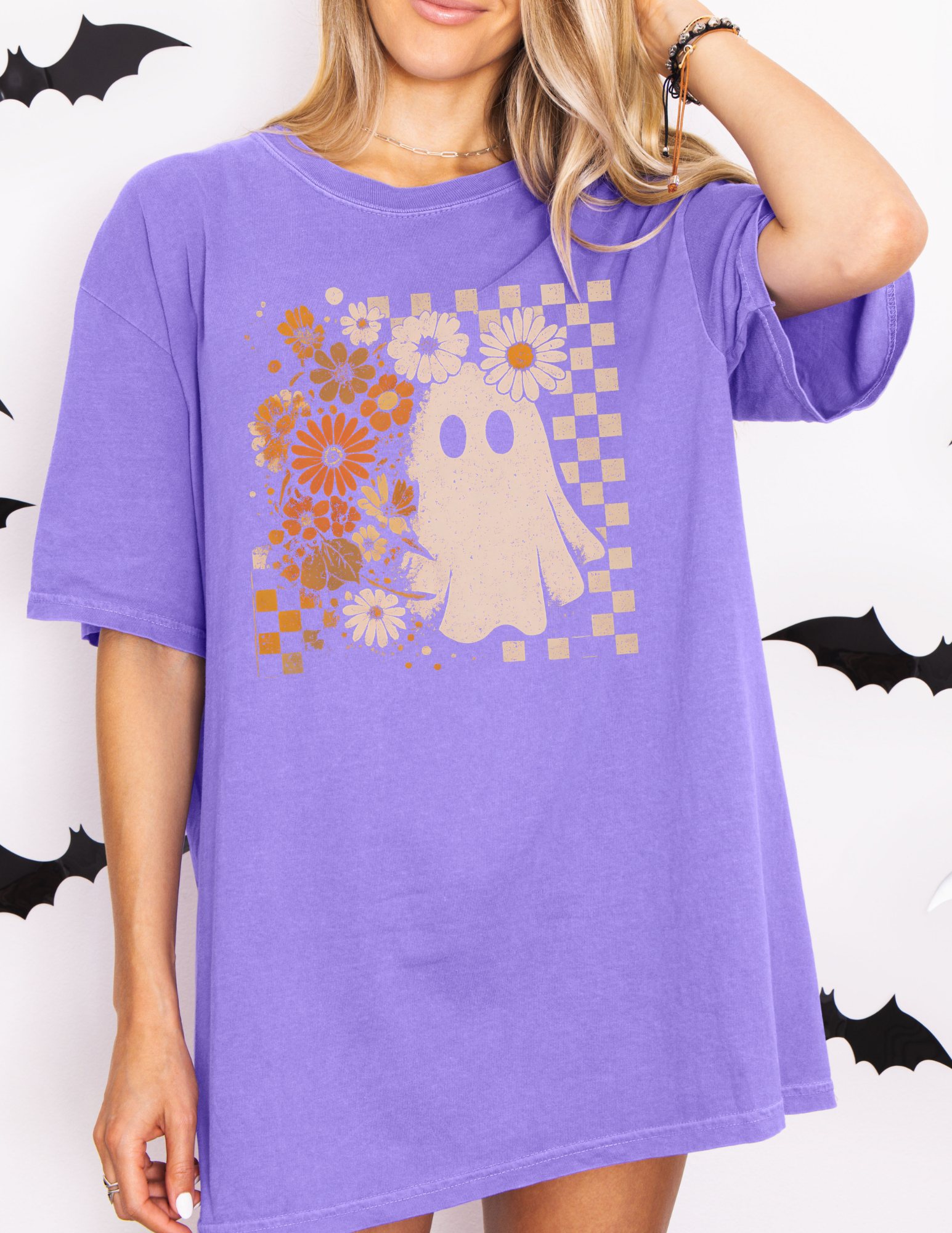 Boho Floral Ghost Shirt