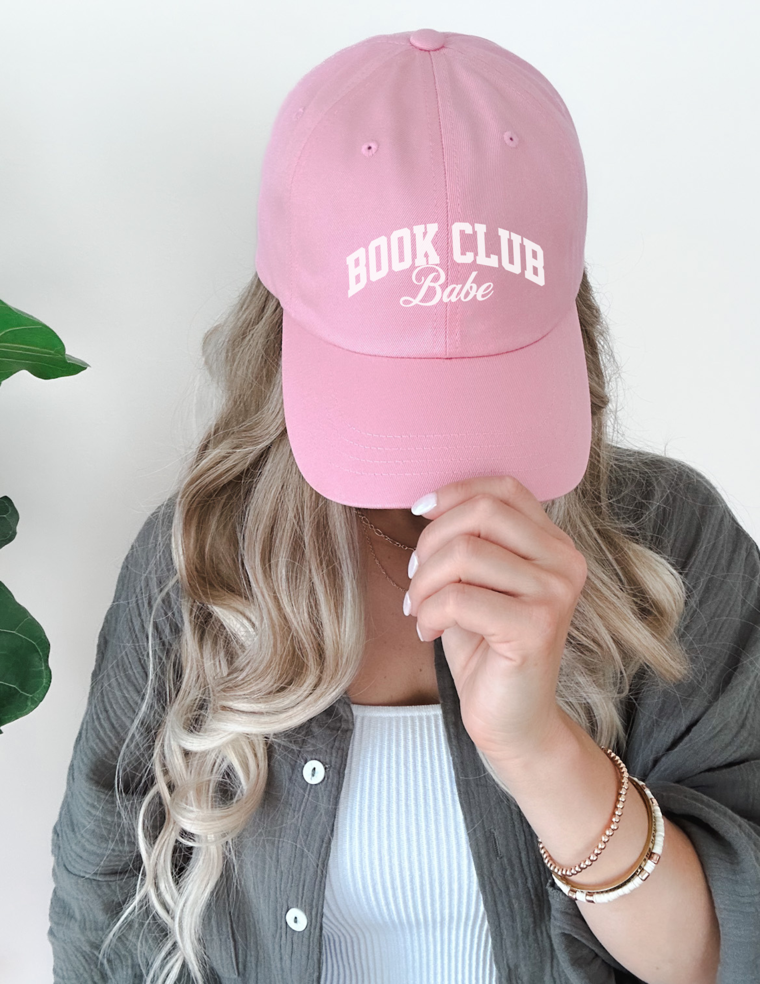 Embroidered Book Club Hat