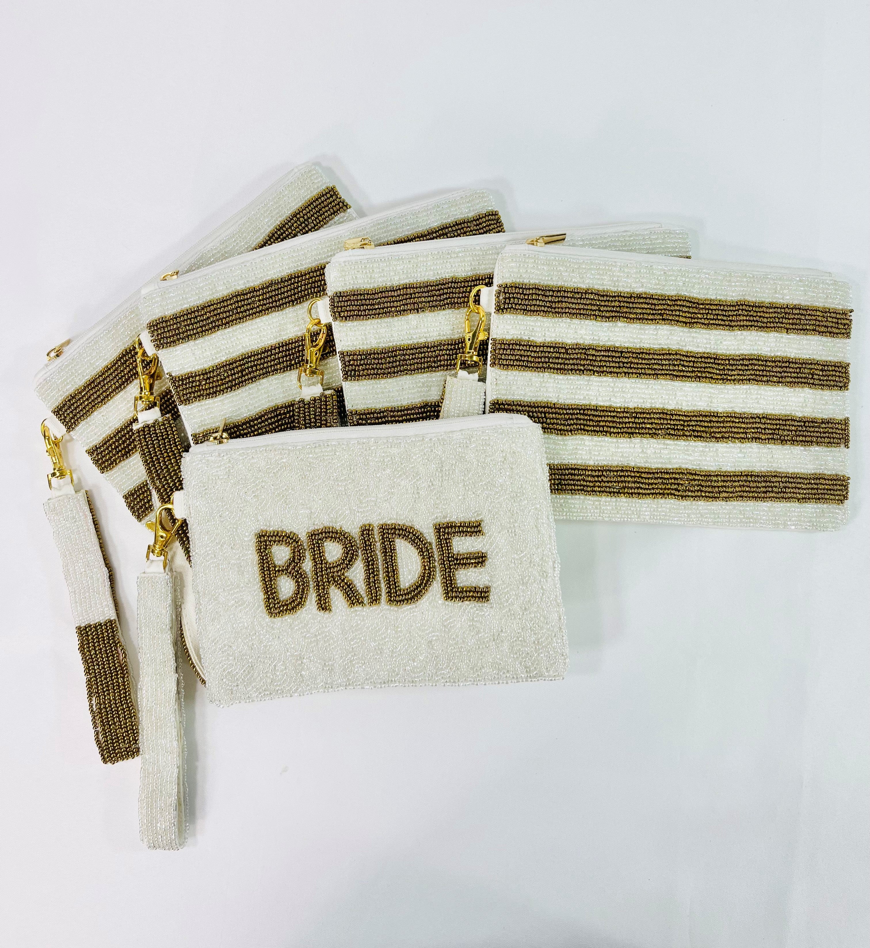 Bride & Bridesmaid Beaded Coin Pouch