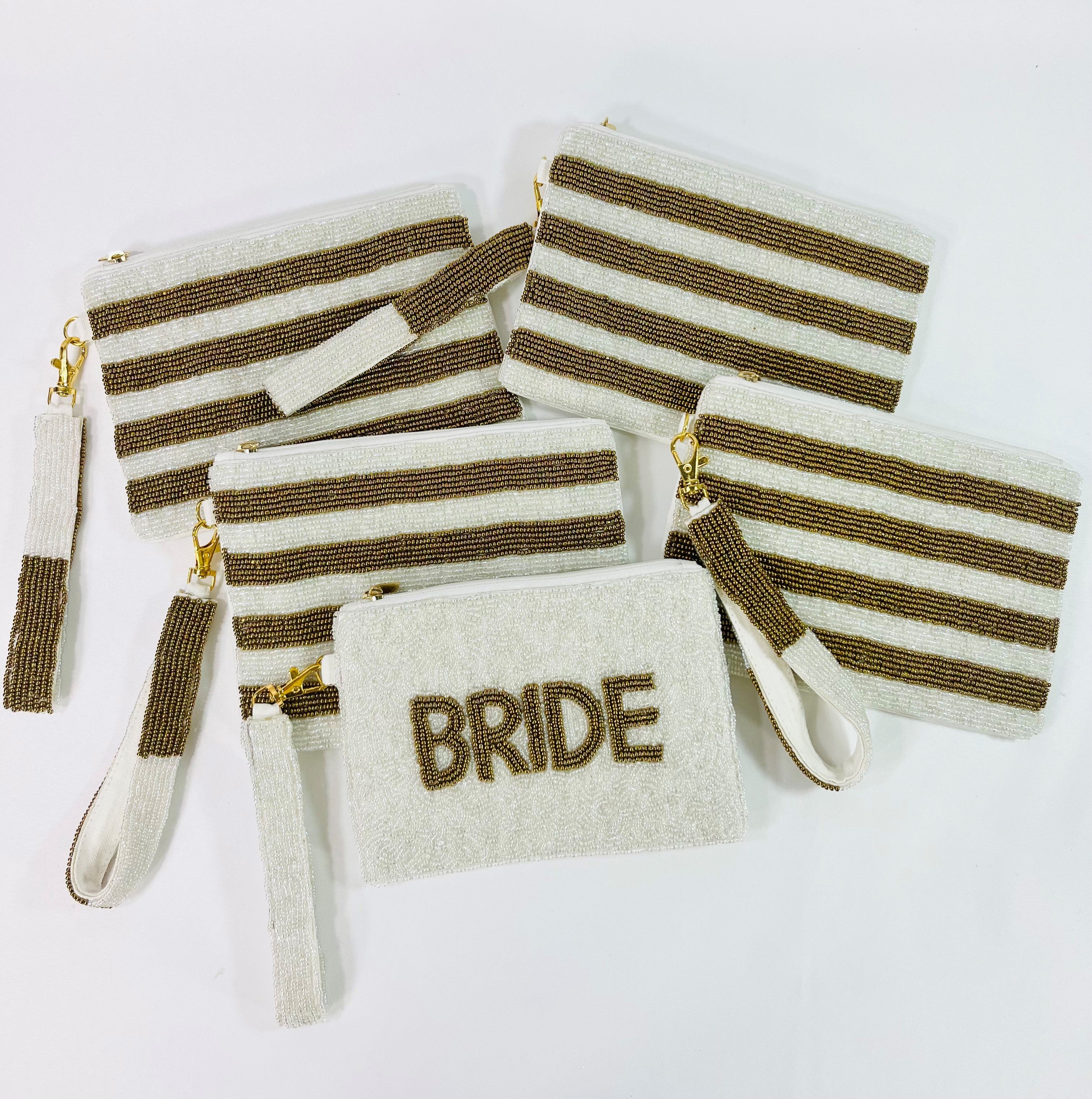 Bride & Bridesmaid Beaded Coin Pouch