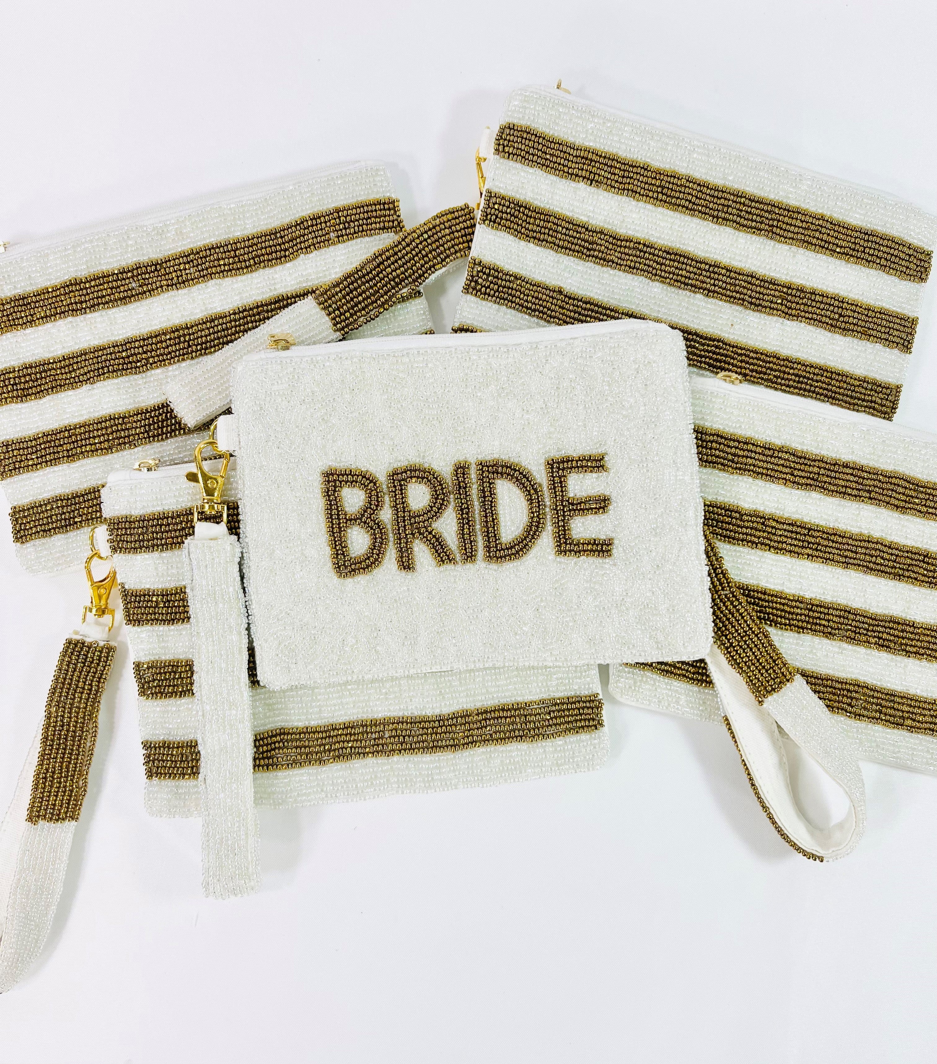 Bride & Bridesmaid Beaded Coin Pouch