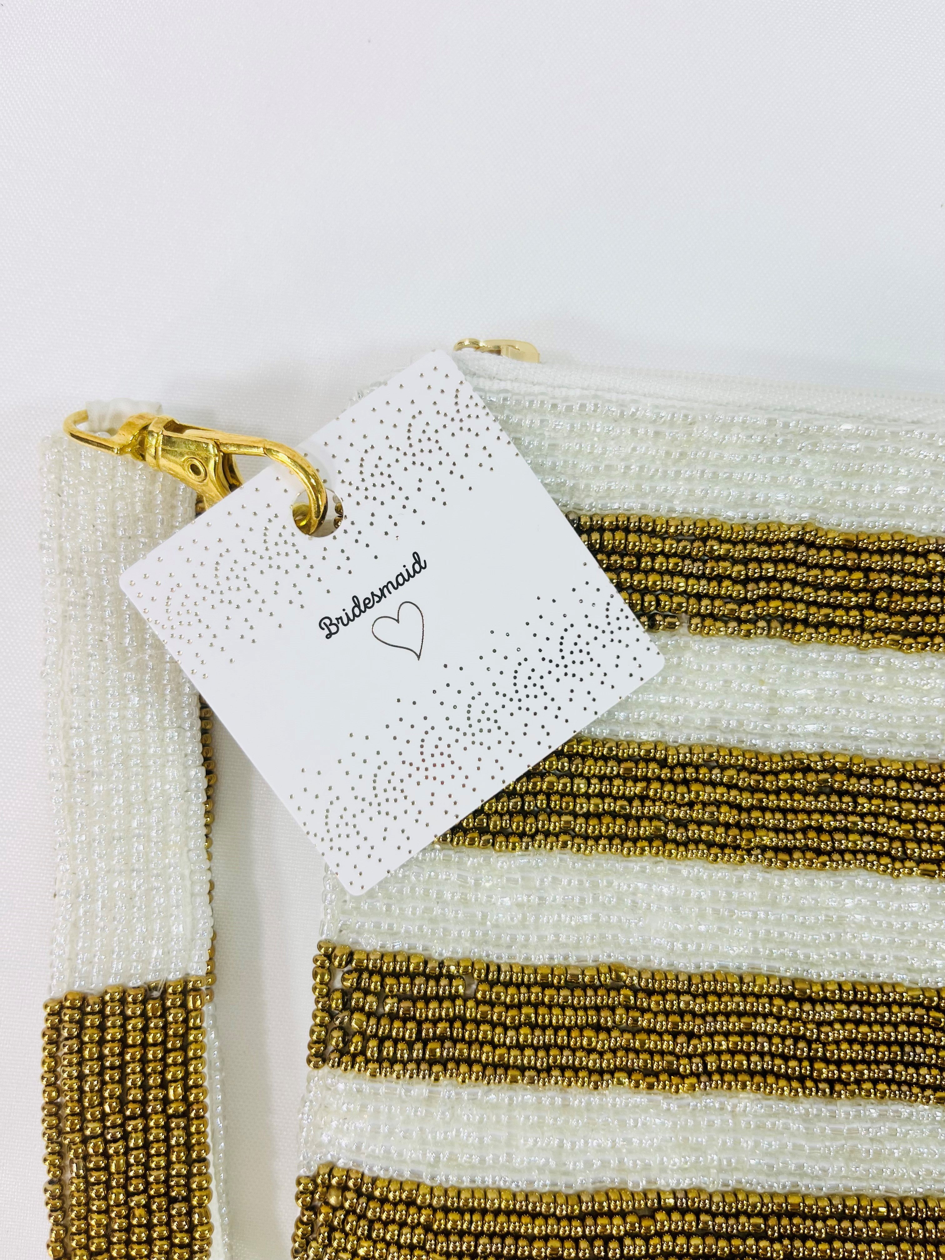 Bride & Bridesmaid Beaded Coin Pouch