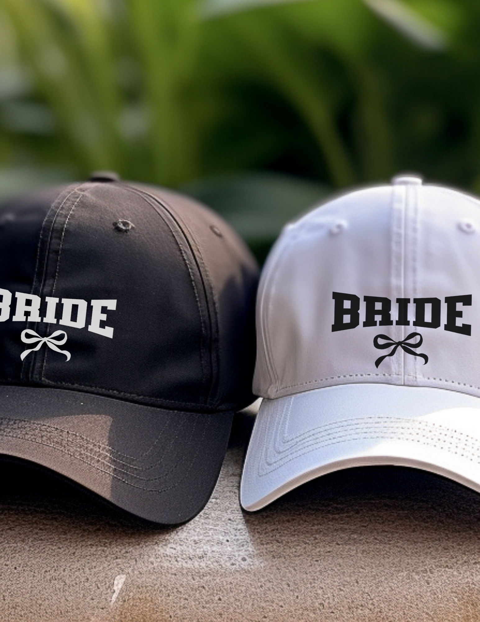 Embroidered Bride Cap