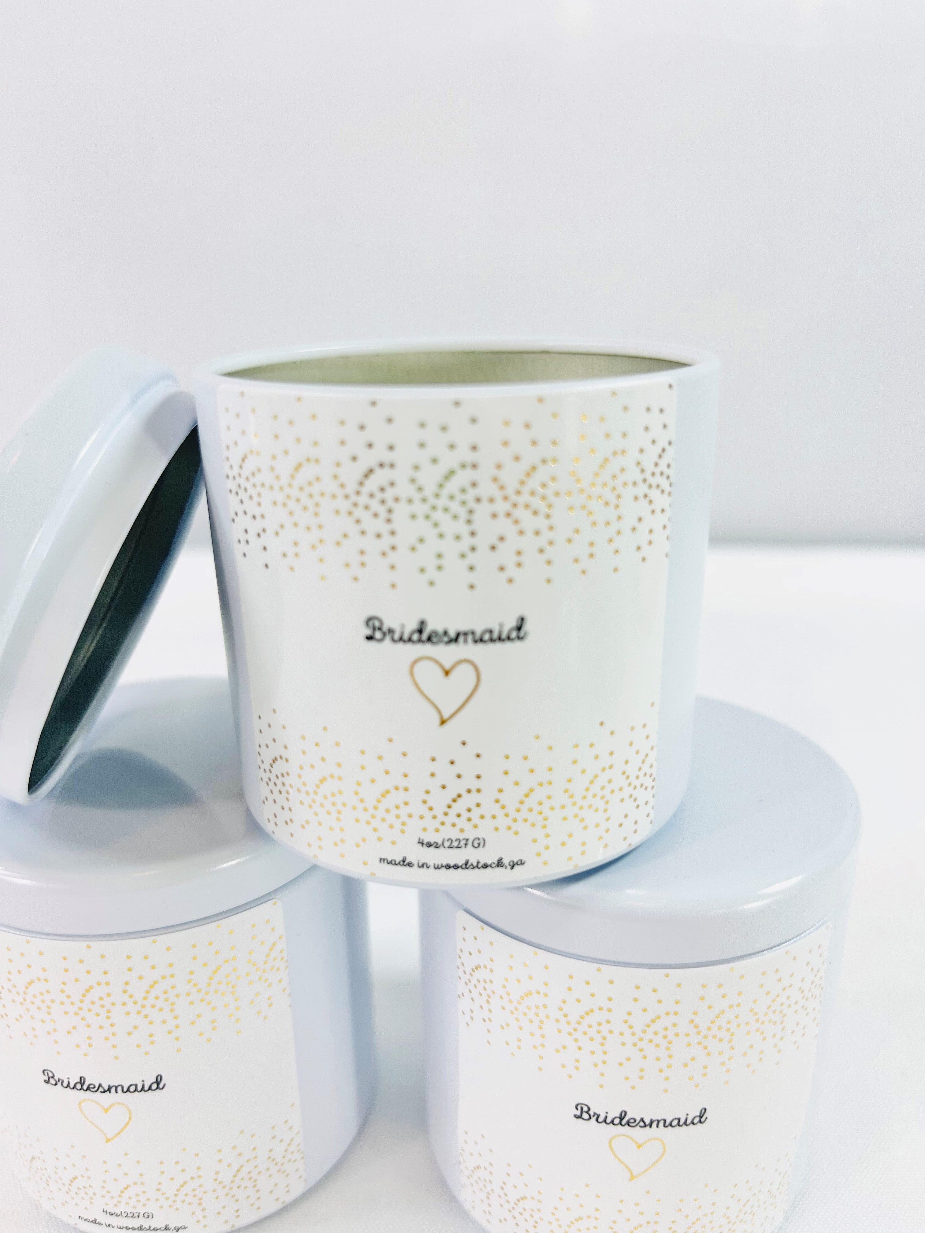 Bridesmaid Theme Candle