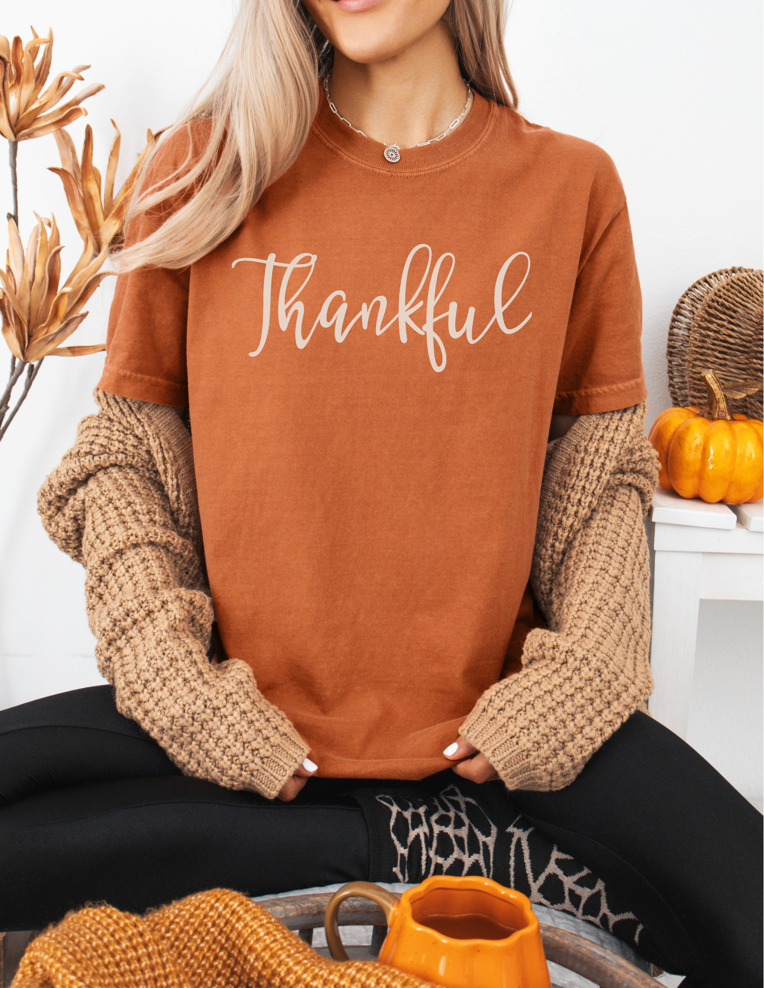 Comfort Colors Thankful T-Shirt