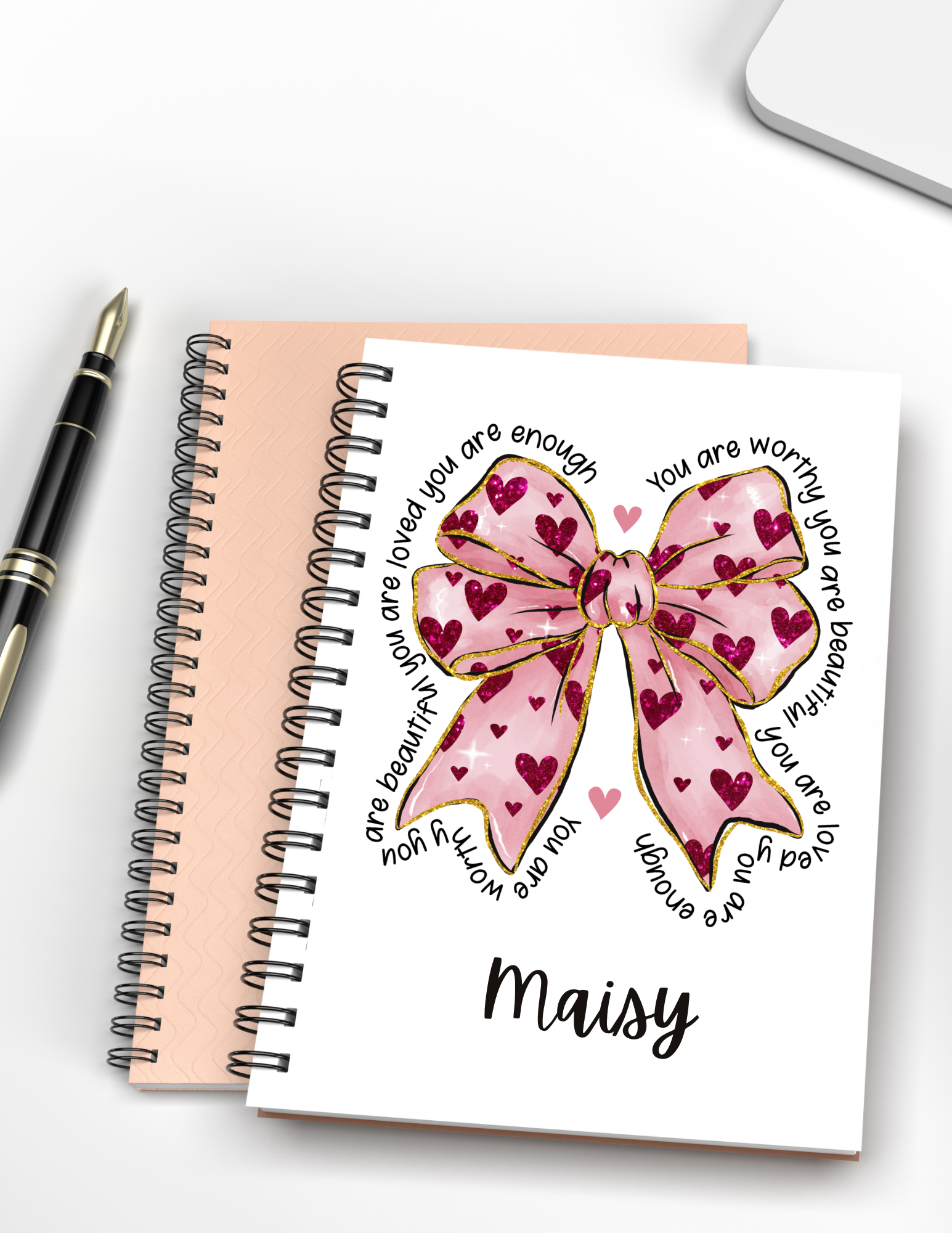 Personalized You Are Enough Notebook
