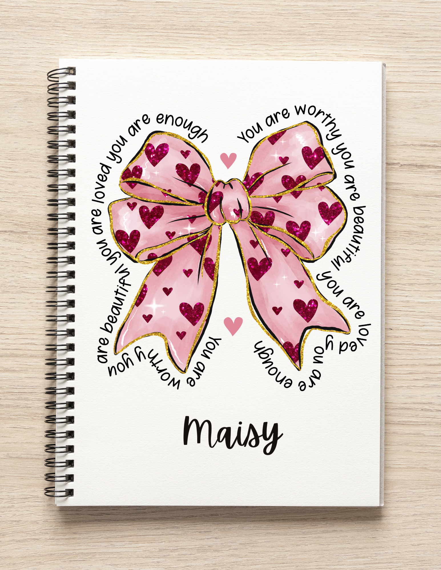 Personalized You Are Enough Notebook