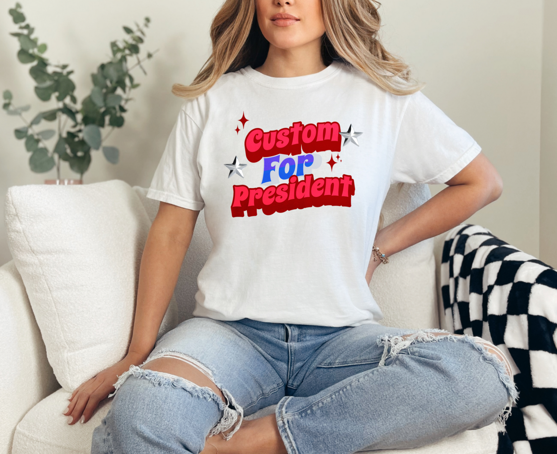 Custom Election Shirt & Personalized Campaign Shirt- Comfort Colors Shirt