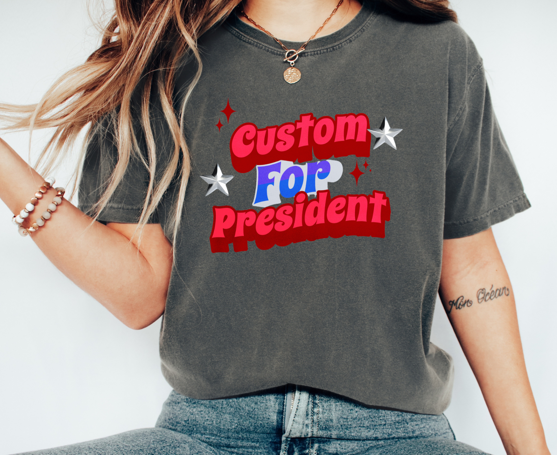 Custom Election Shirt & Personalized Campaign Shirt- Comfort Colors Shirt