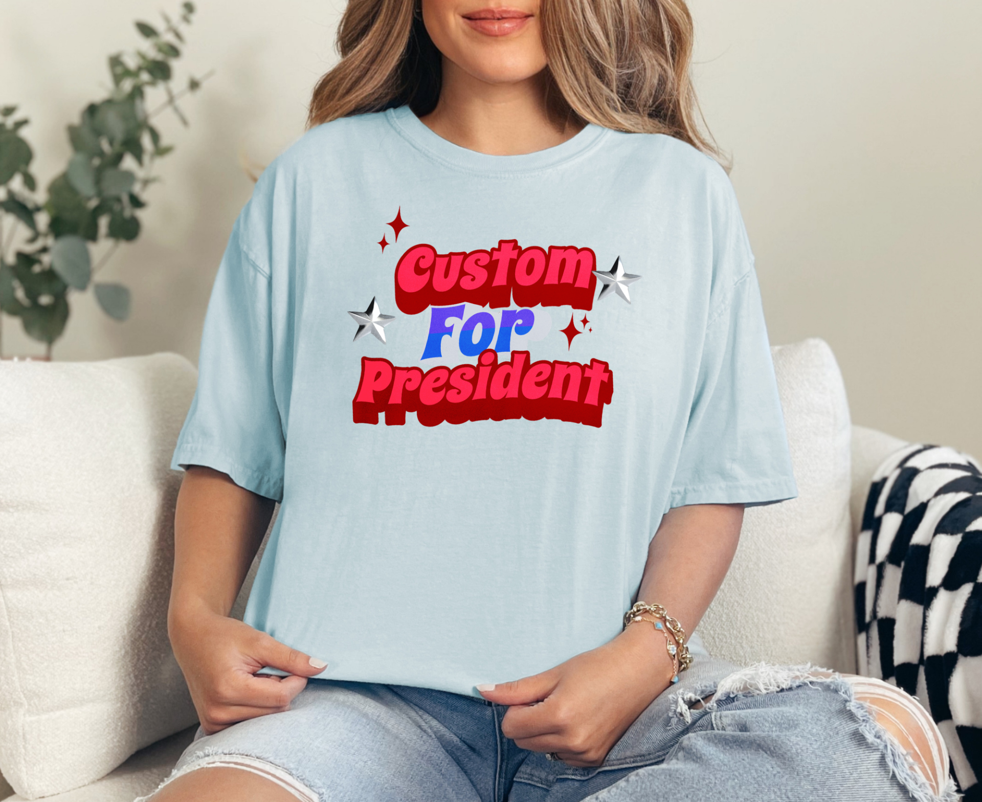 Custom Election Shirt & Personalized Campaign Shirt- Comfort Colors Shirt