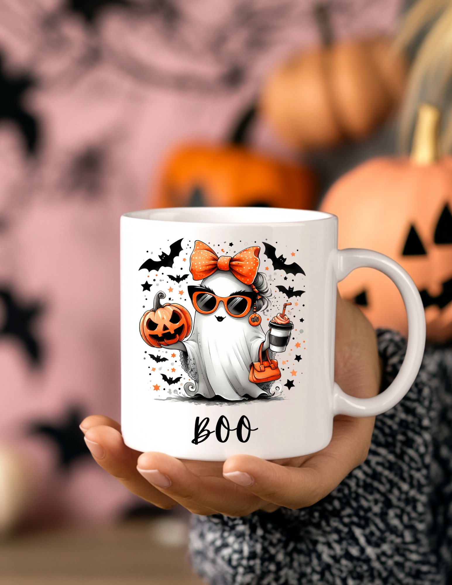 Cute Ghost Boo Mug