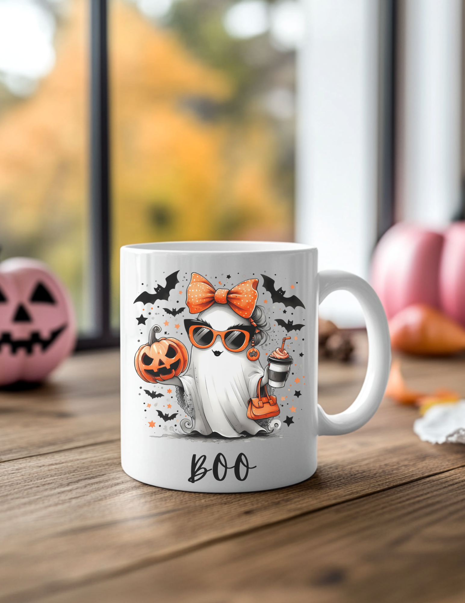 Cute Ghost Boo Mug