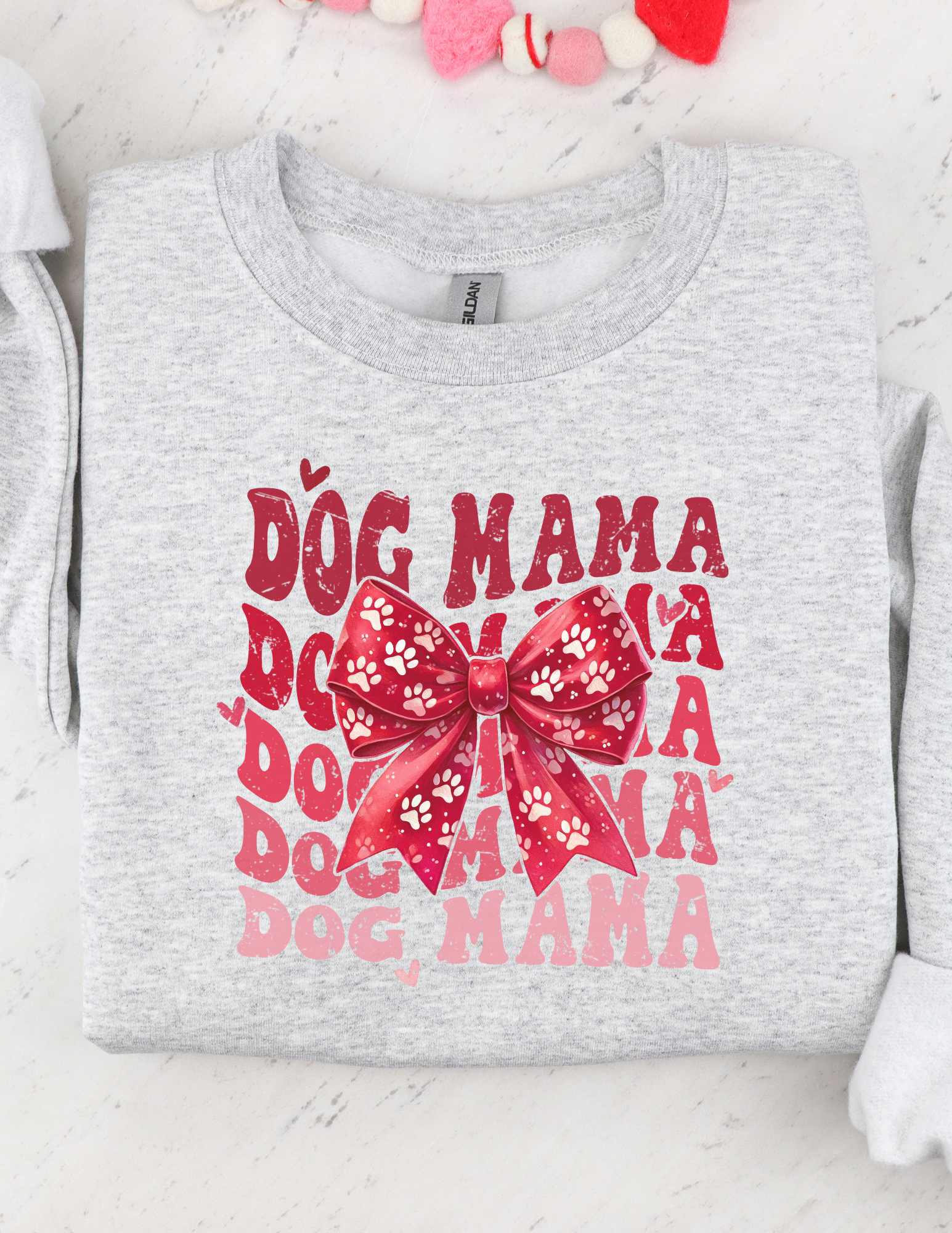 Coquette Dog Mama Valentine Shirt