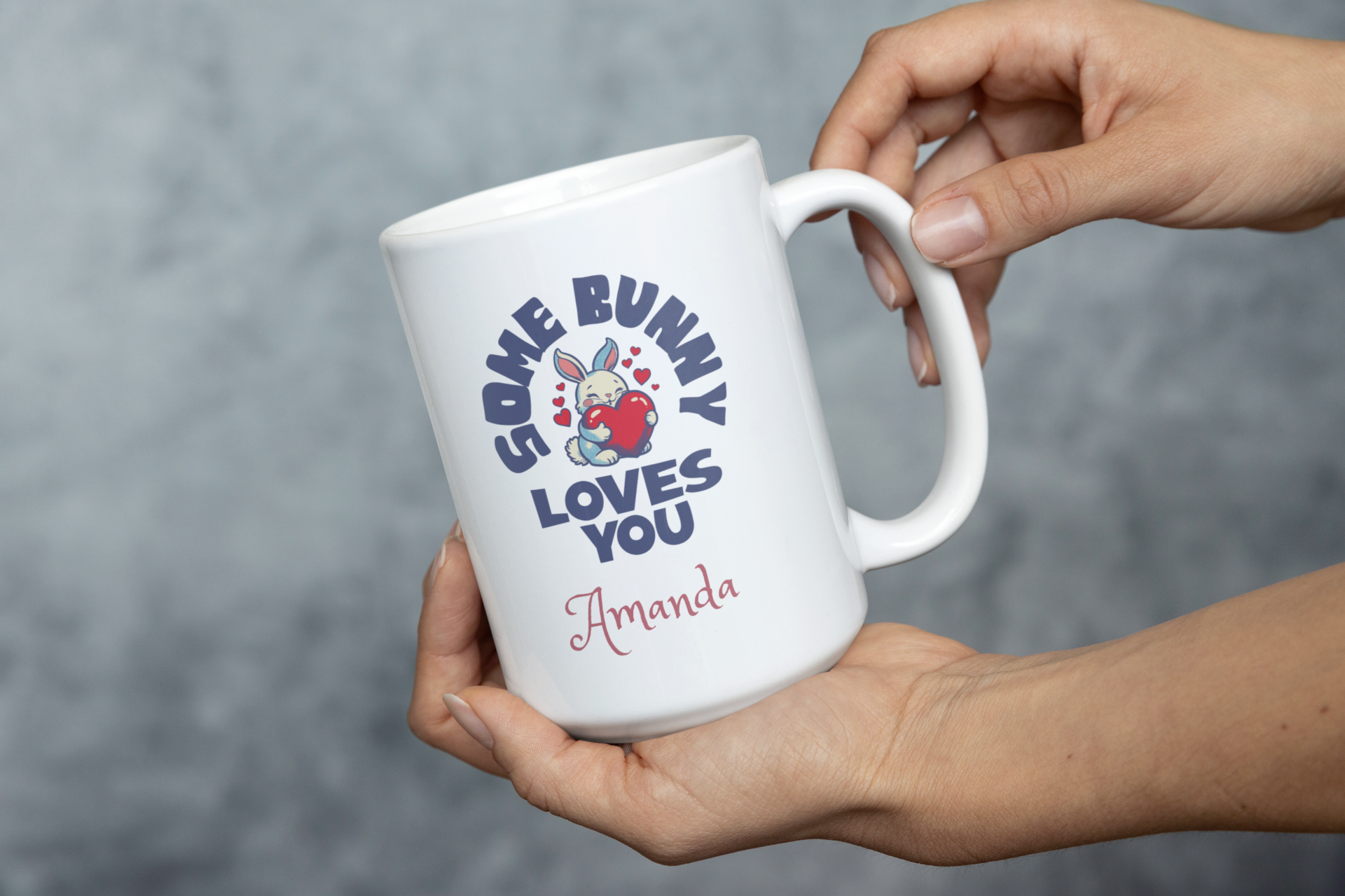 Easter Basket Bunny Mug