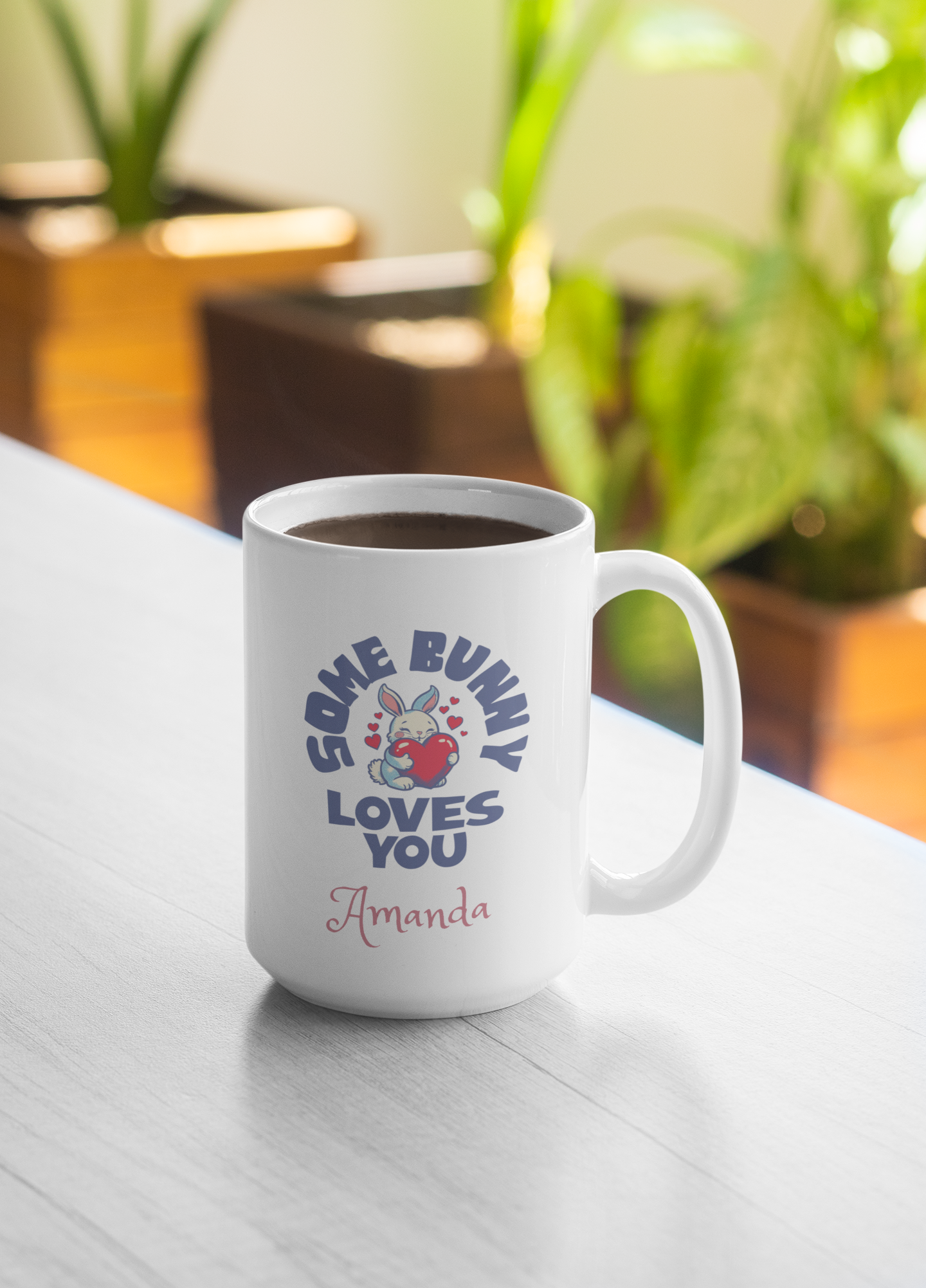 Easter Basket Bunny Mug