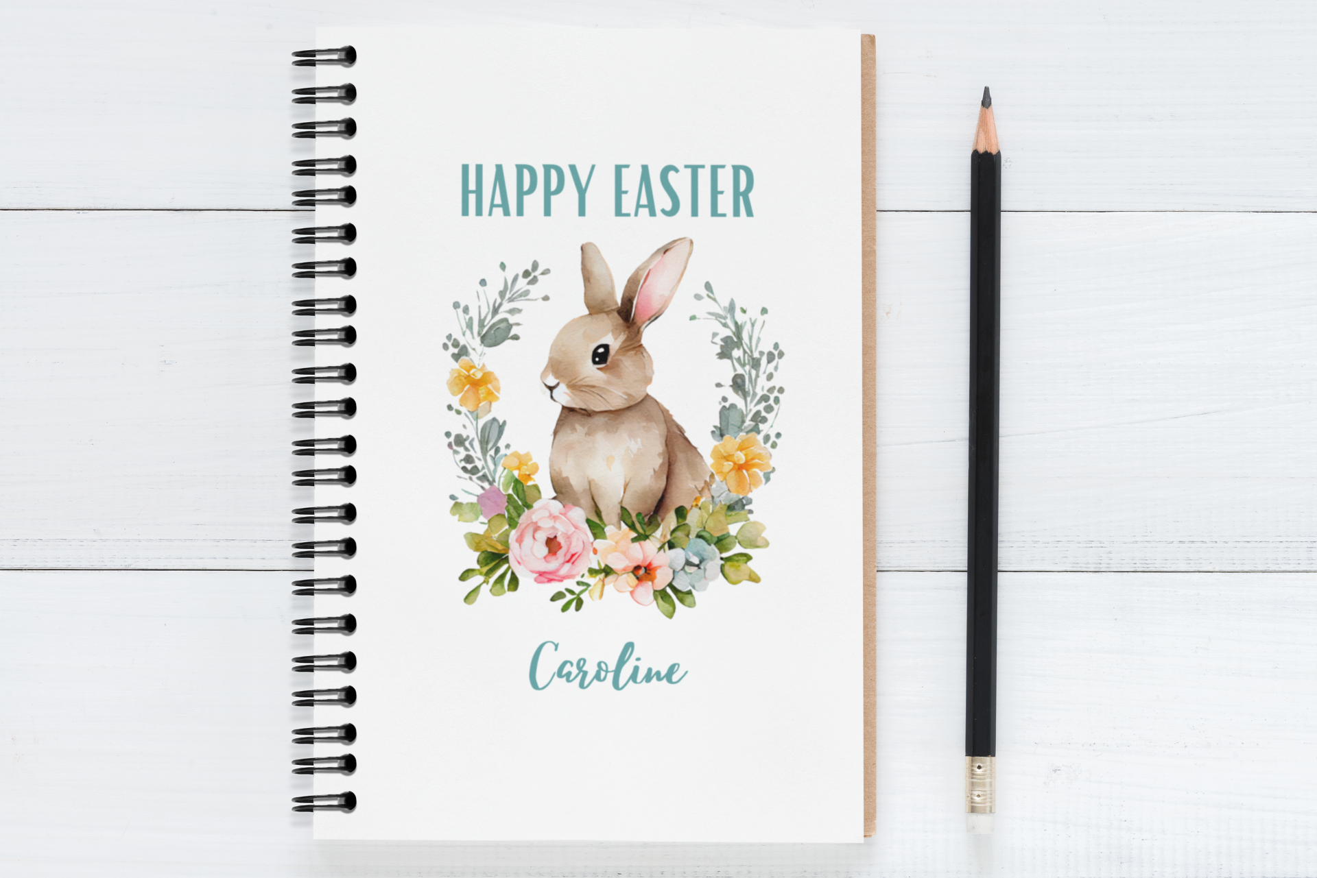 Personalized Easter Notebook