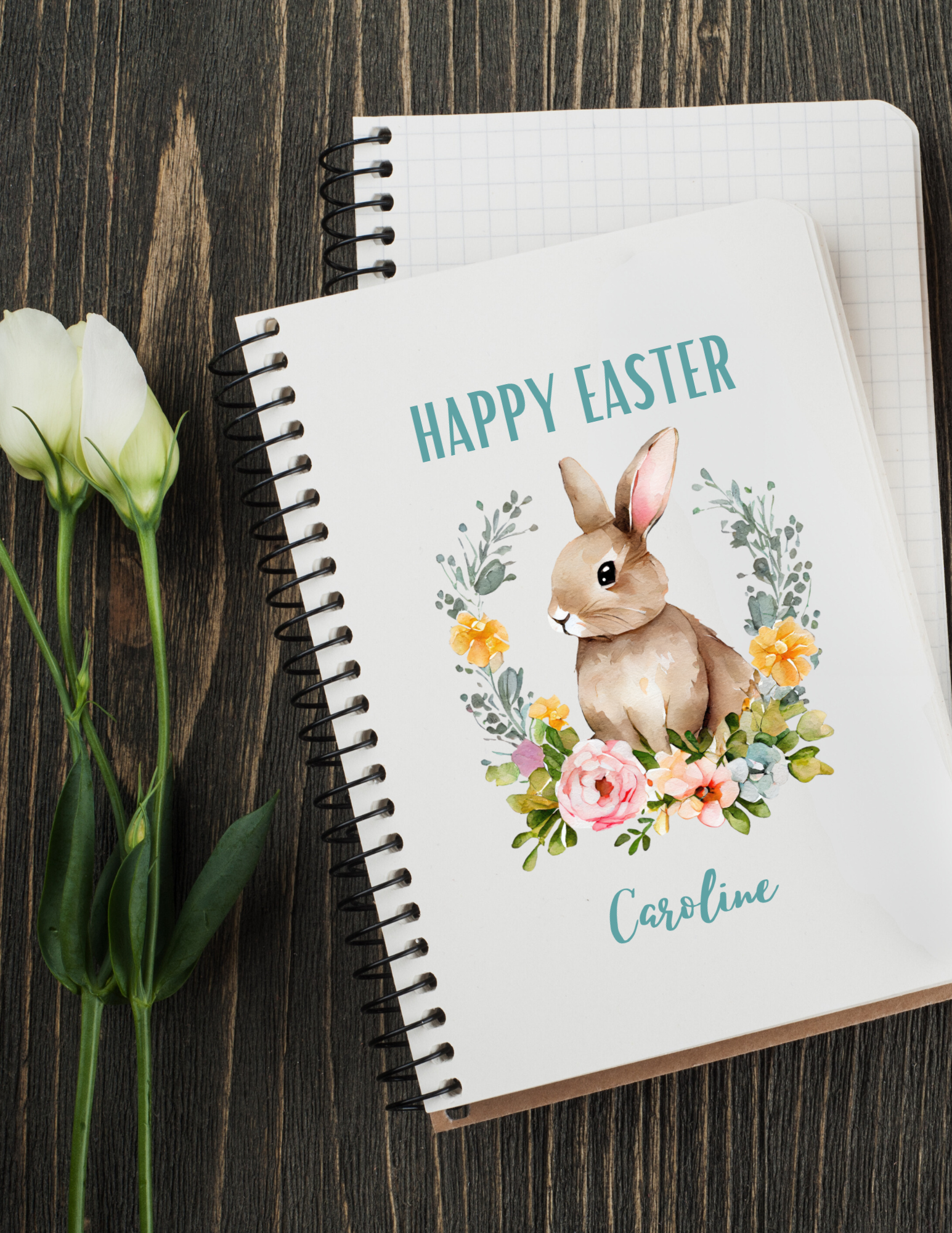 Personalized Easter Notebook