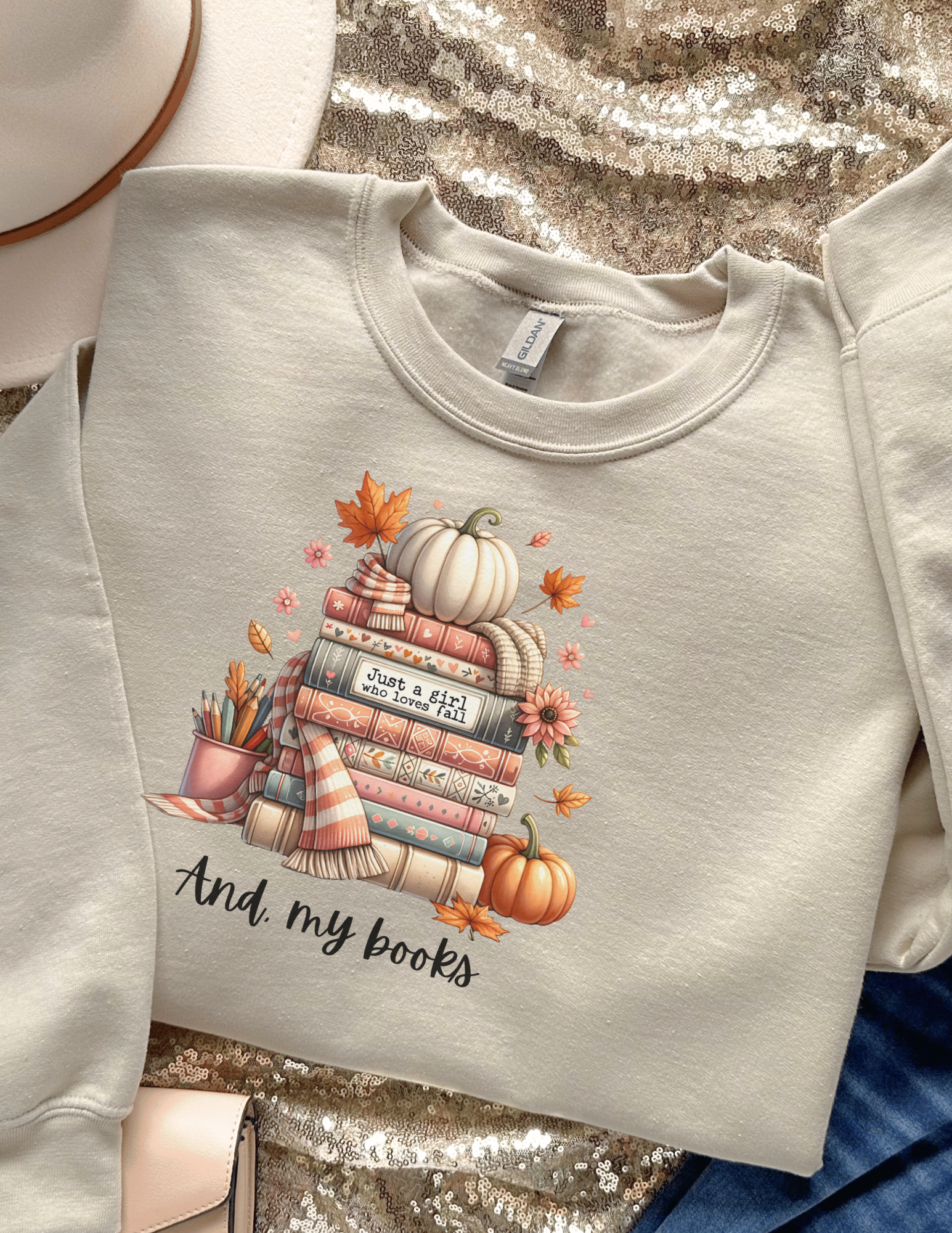 Book Lover Fall Sweatshirt