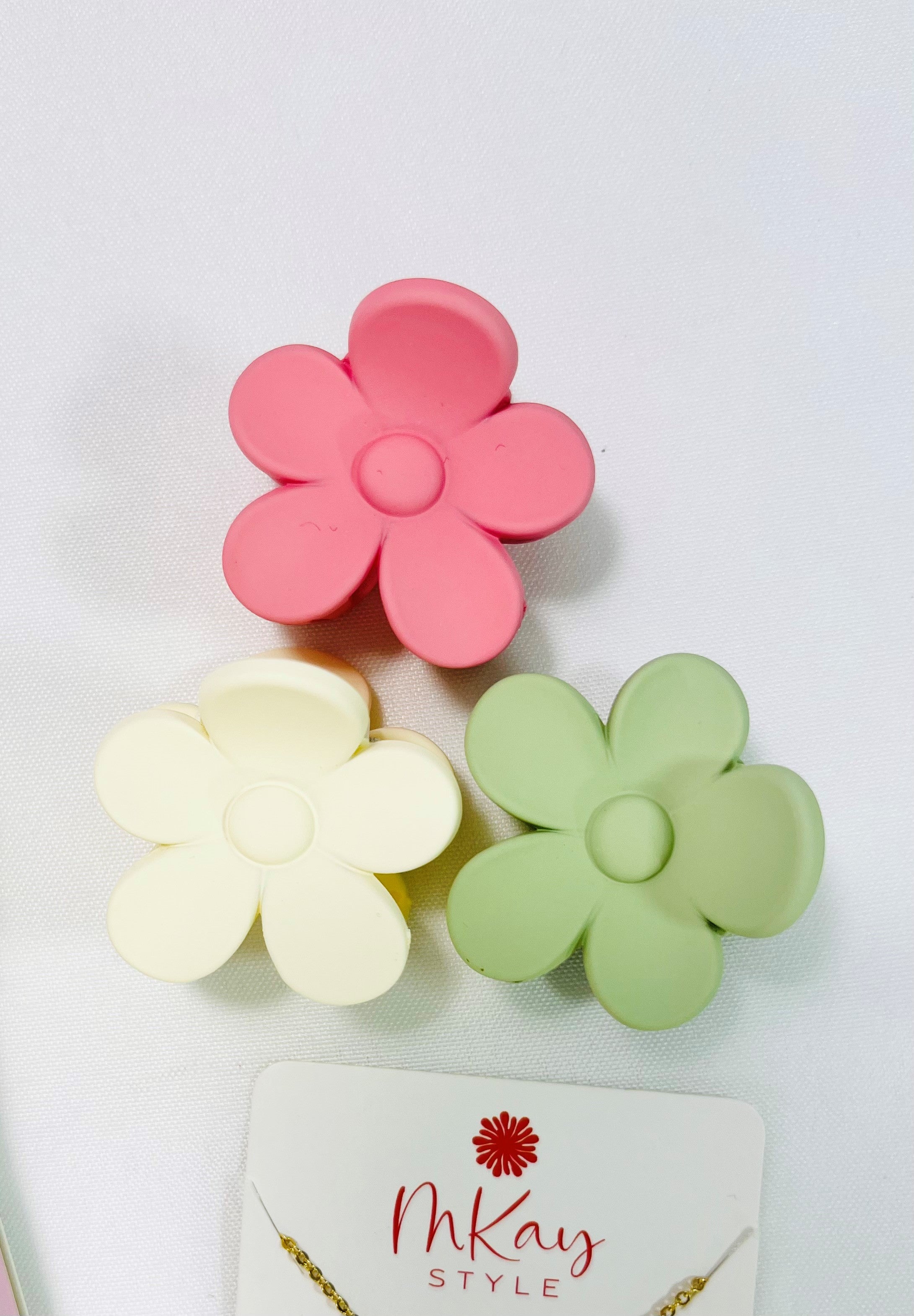 Mini Flower Hair Claw Clip
