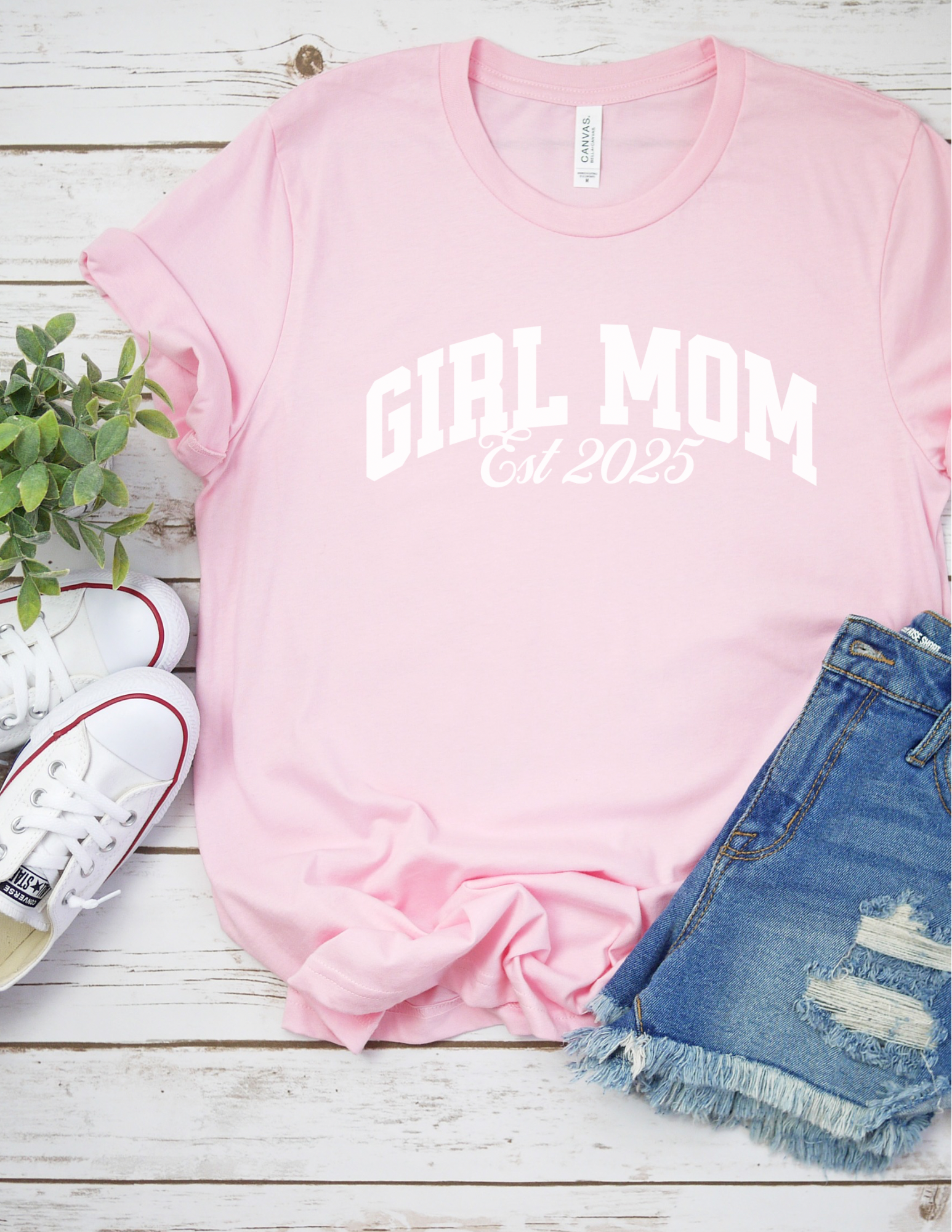 Customized Girl Mom Shirt