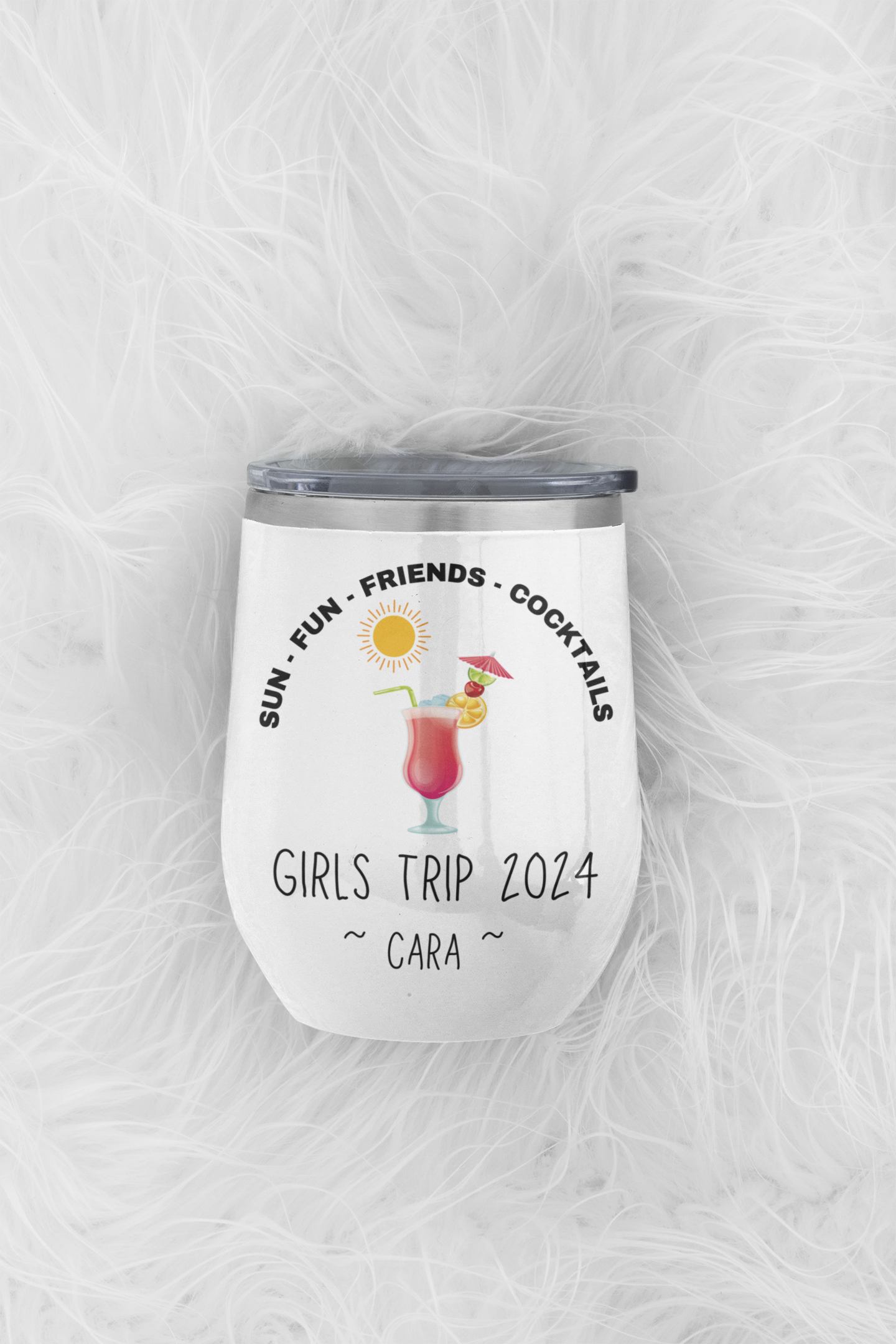 Personalized Girls Trip Tumbler