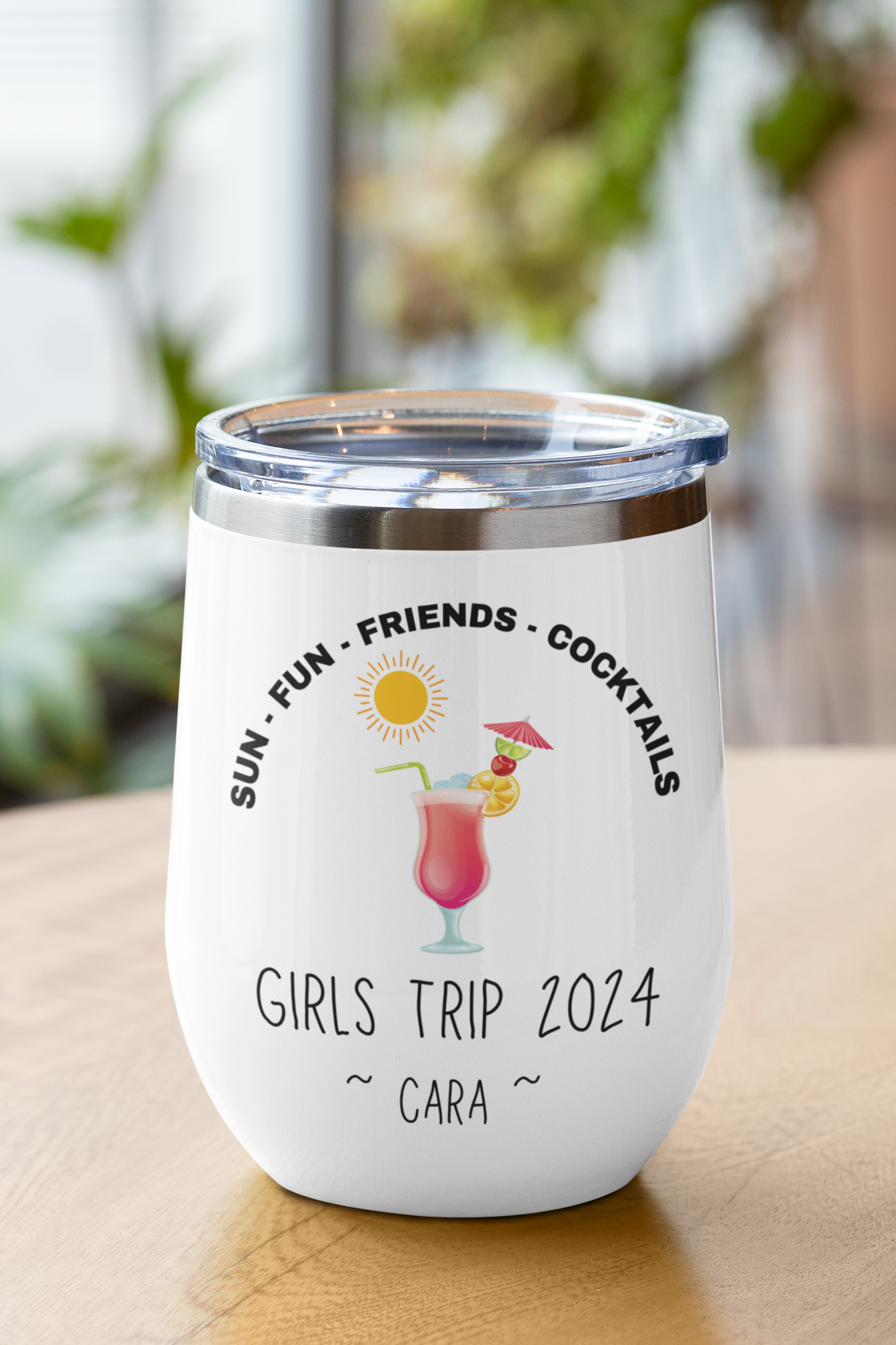 Personalized Girls Trip Tumbler