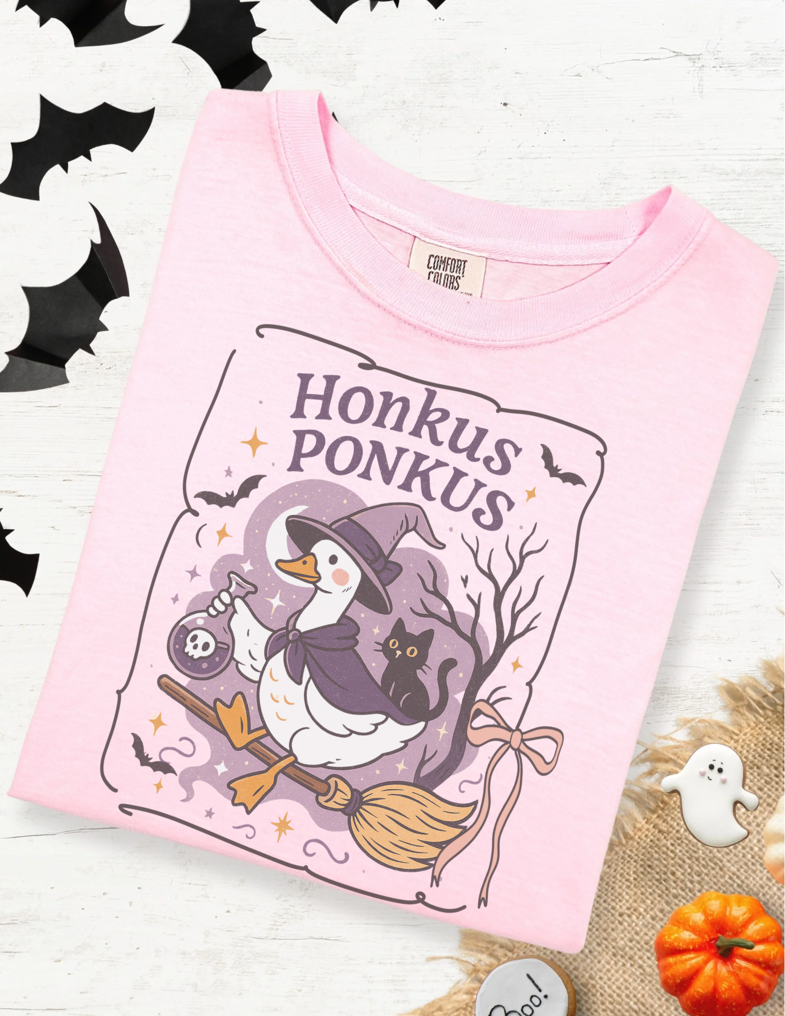 Goose Black Cat Halloween Shirt