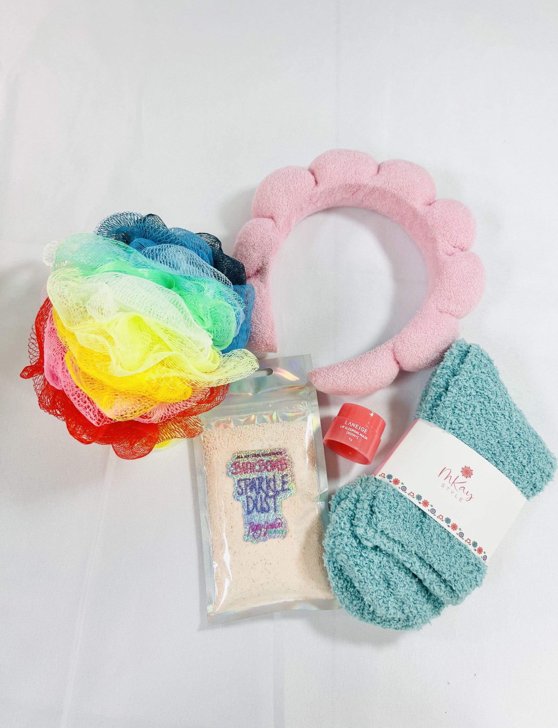 Rainbow Happy Birthday Gift Basket For Girls