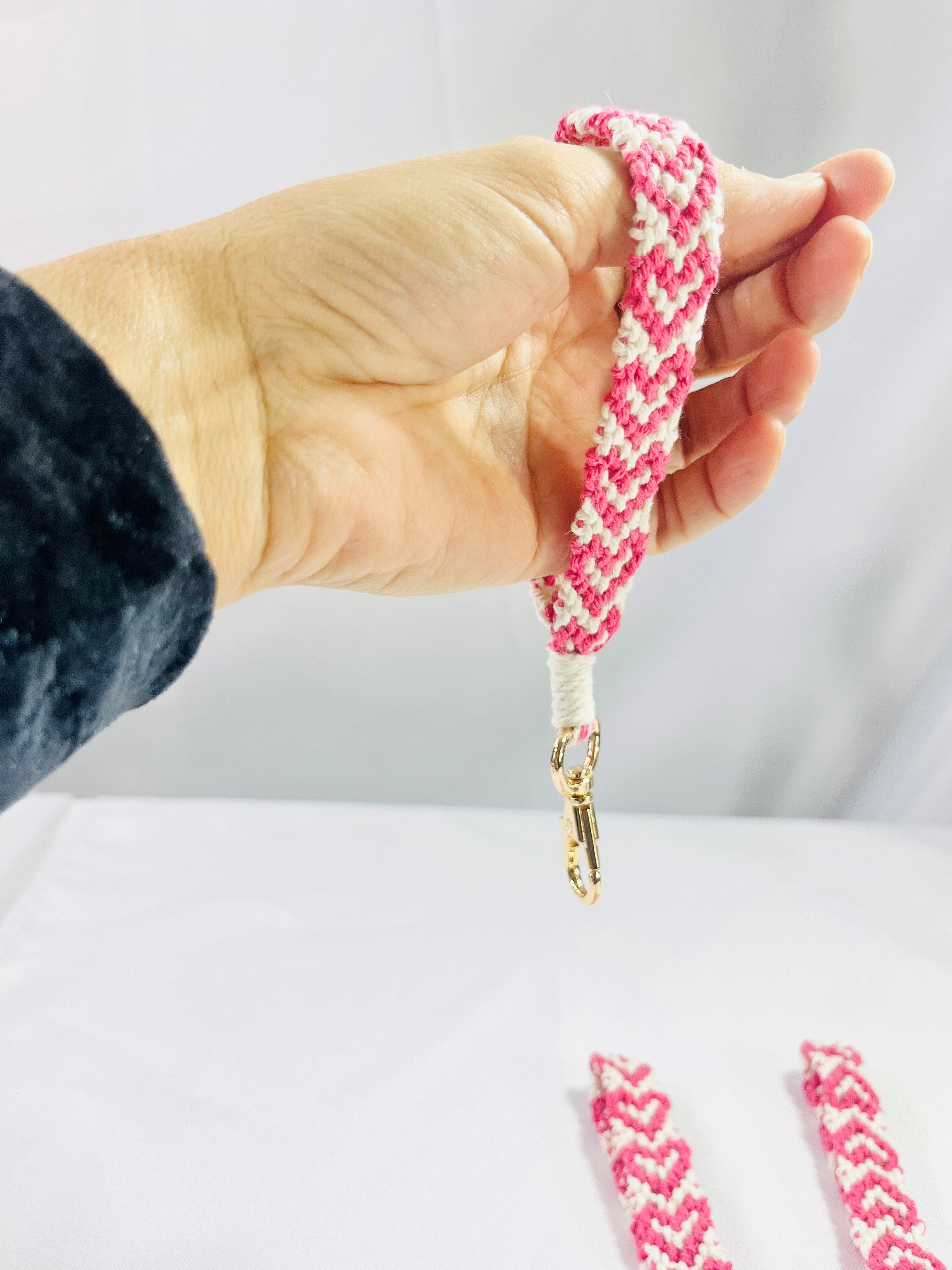 Heart Wristlet Keychain